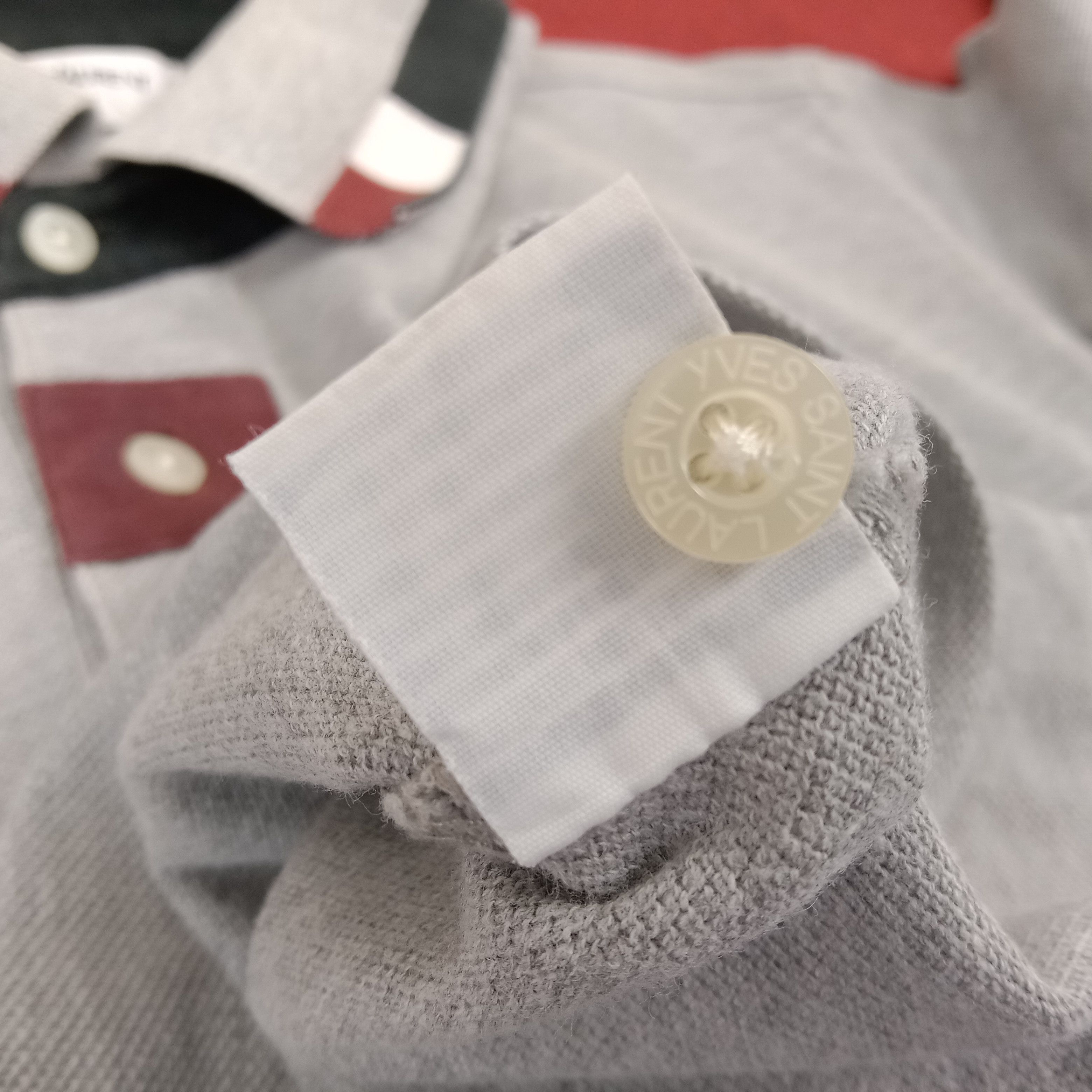 Vintage × Yves Saint Laurent Yves Saint Laurent Luxury Brand Rare Design Polos Size US M / EU 48-50 / 2 - 9 Thumbnail