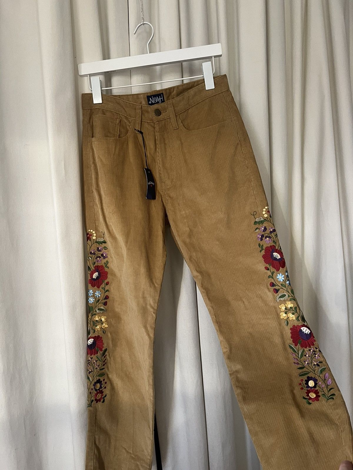 Noah NWT NOAH NYC Embroidered Corduroy Pants 28 | Grailed