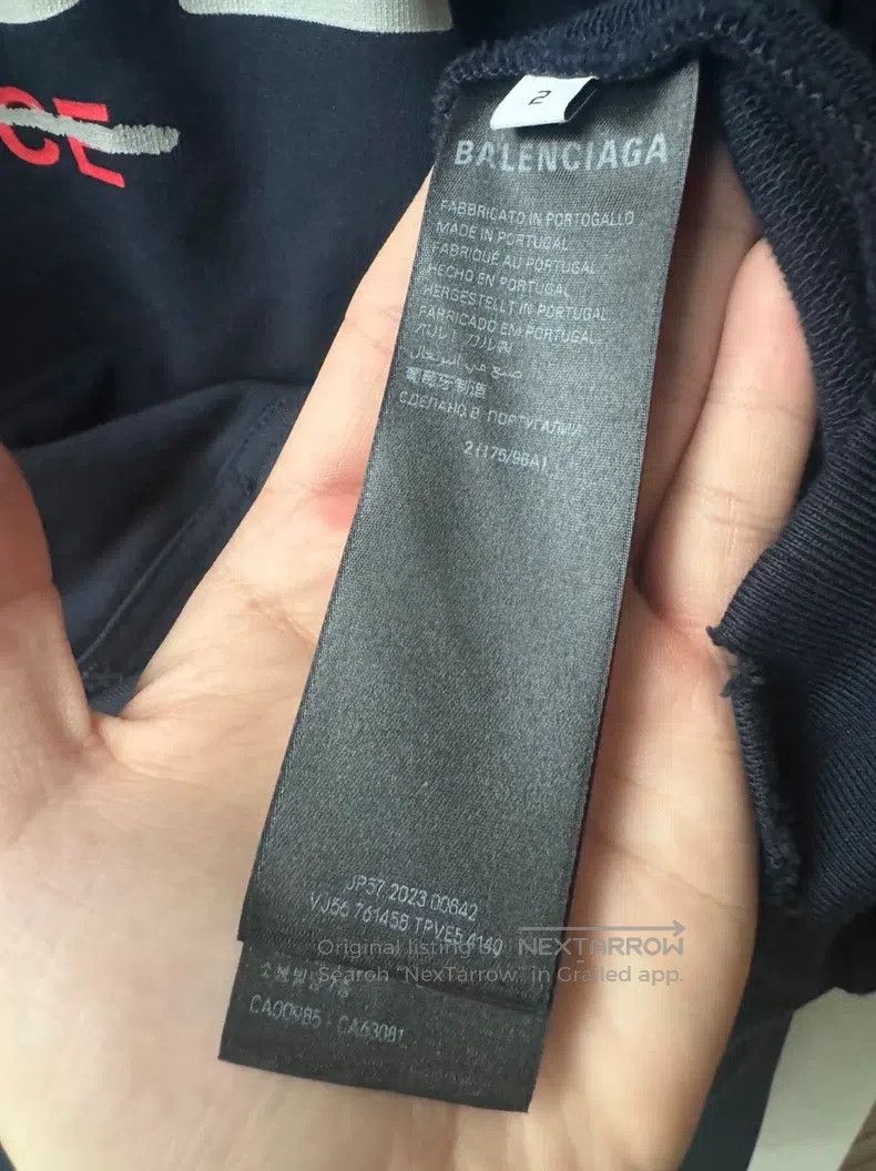 Balenciaga Balenciaga Playful slogan long-sleeve hoodie Size US M / EU 48-50 / 2 - 5 Thumbnail
