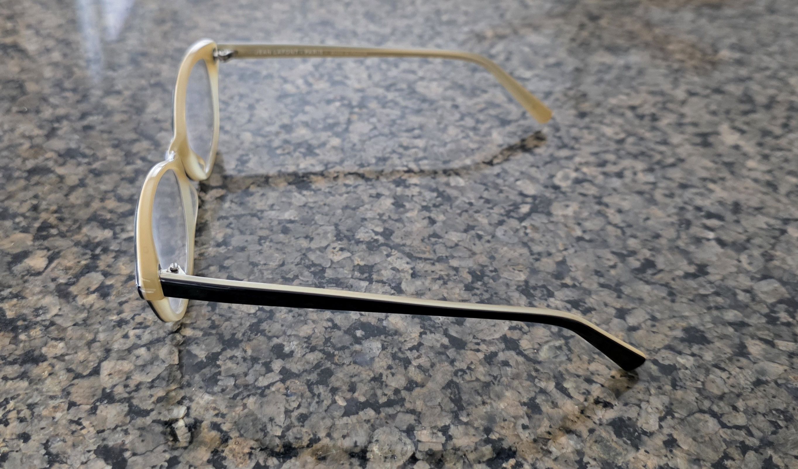 Other Jean Lafont Eyeglasses Victoire 1040 Gloss Black/Tan Cat Size ONE SIZE - 3 Thumbnail