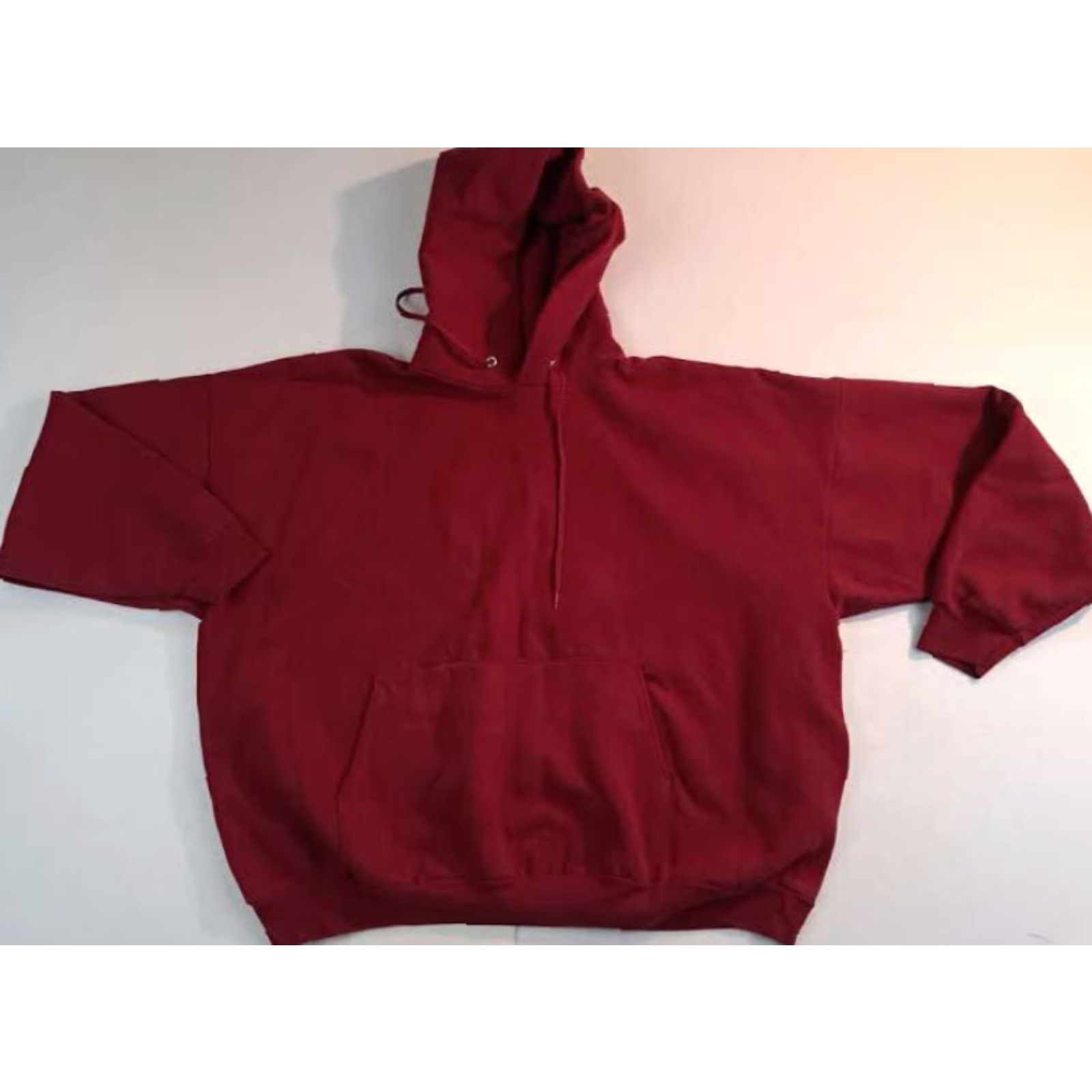 Hanes Hanes Sweatshirt Hooded 3XL Men Burgundy Red Camping Pullover Sweatshirt Size US XXL / EU 58 / 5 - 2 Thumbnail