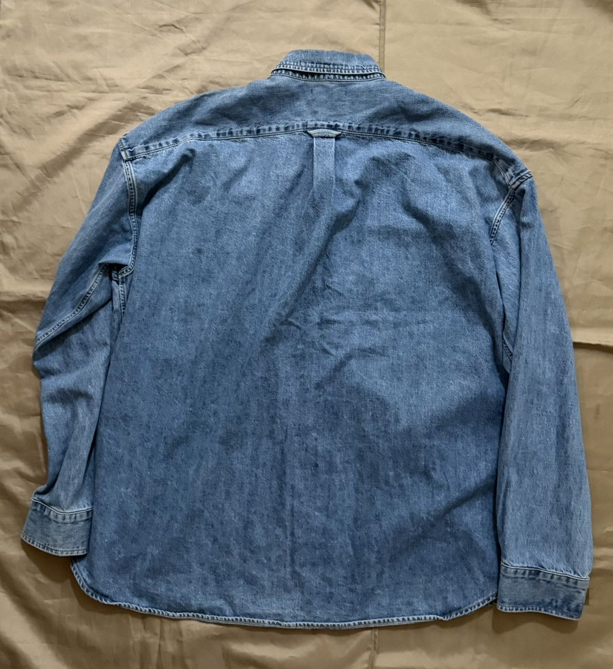 Fear of God Fear of God Indigo Oversized Denim Shirt size L Size US L / EU 52-54 / 3 - 7 Thumbnail