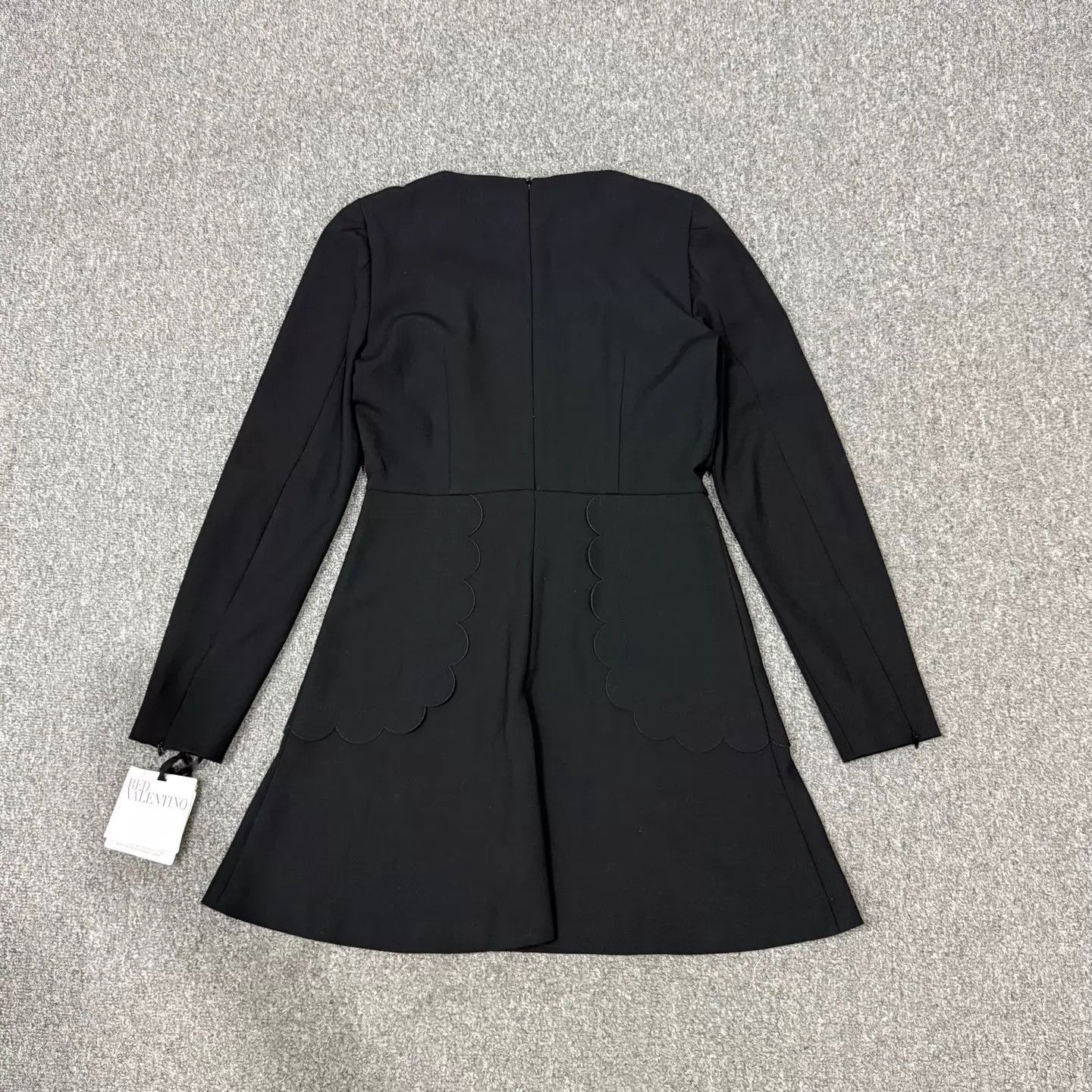 Valentino Valentino Black Color Blocked Collared Dress 40 Size S / US 4 / IT 40 - 2 Thumbnail