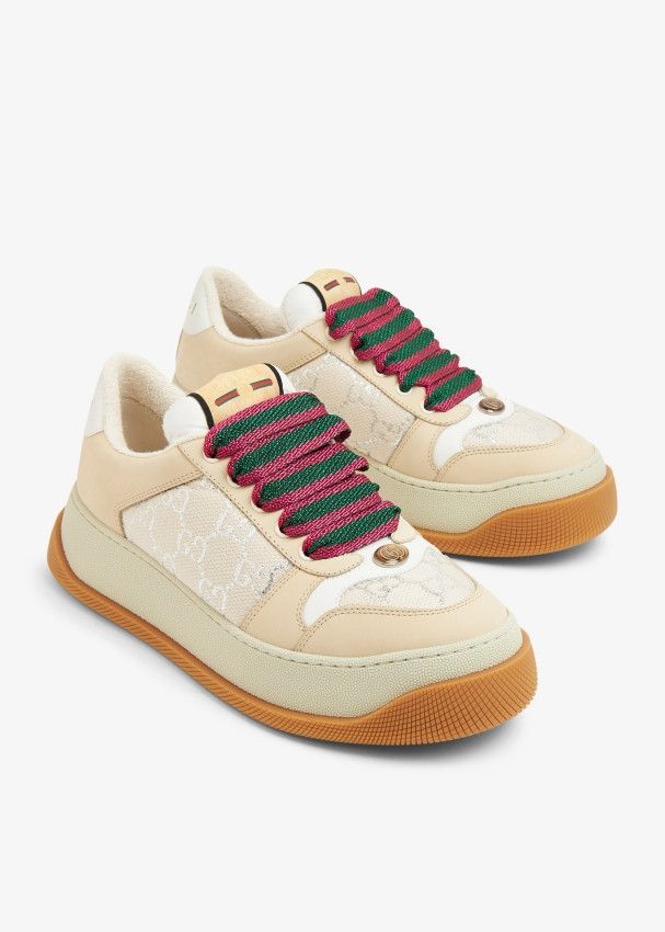 Gucci o1s1wg110425 Women's Screener Sneakers in Multicolor Size US 7 / IT 37 - 4 Thumbnail