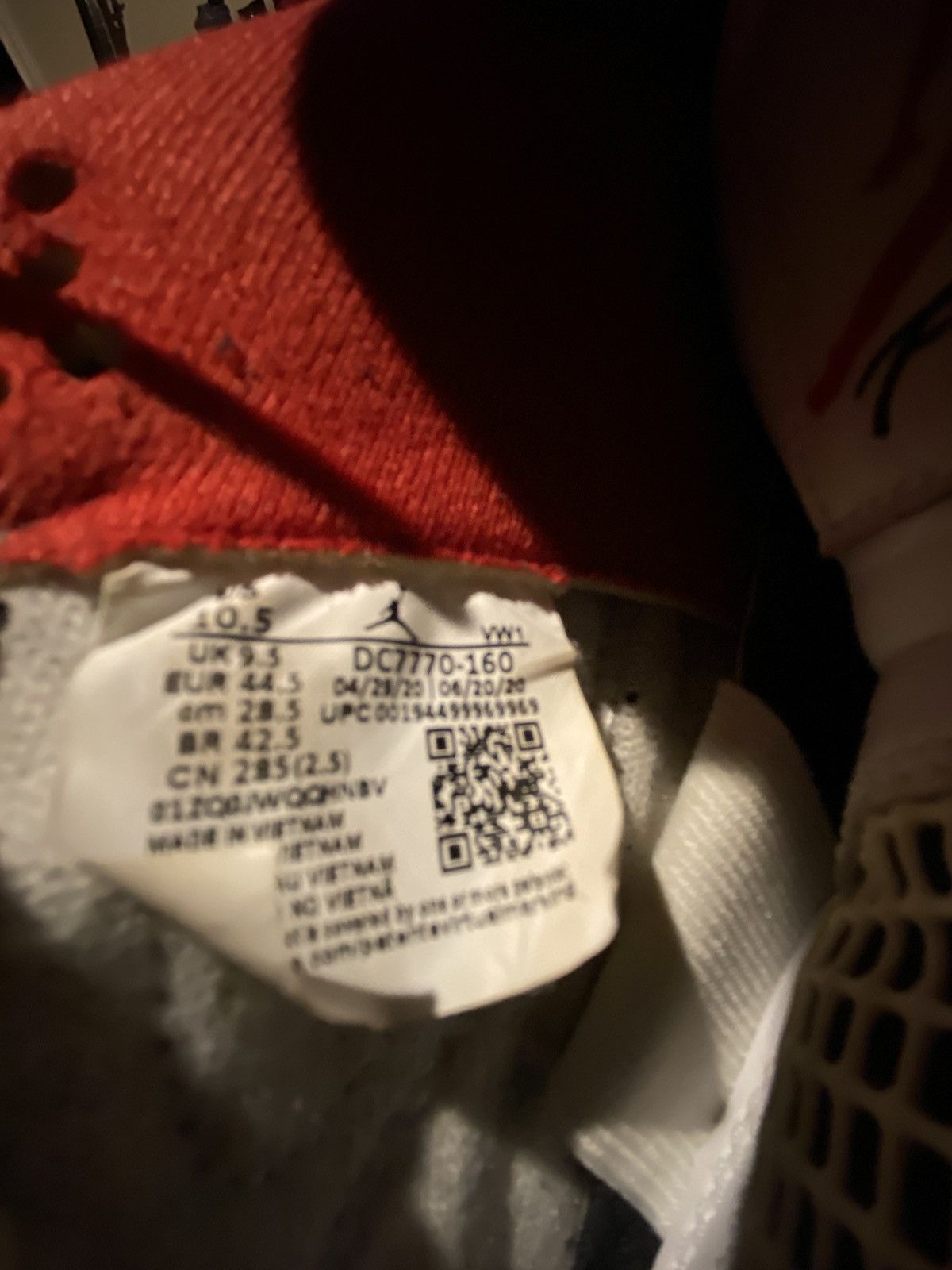 Jordan Brand Jordan 4 fire red Size US 10.5 / EU 43-44 - 11 Thumbnail