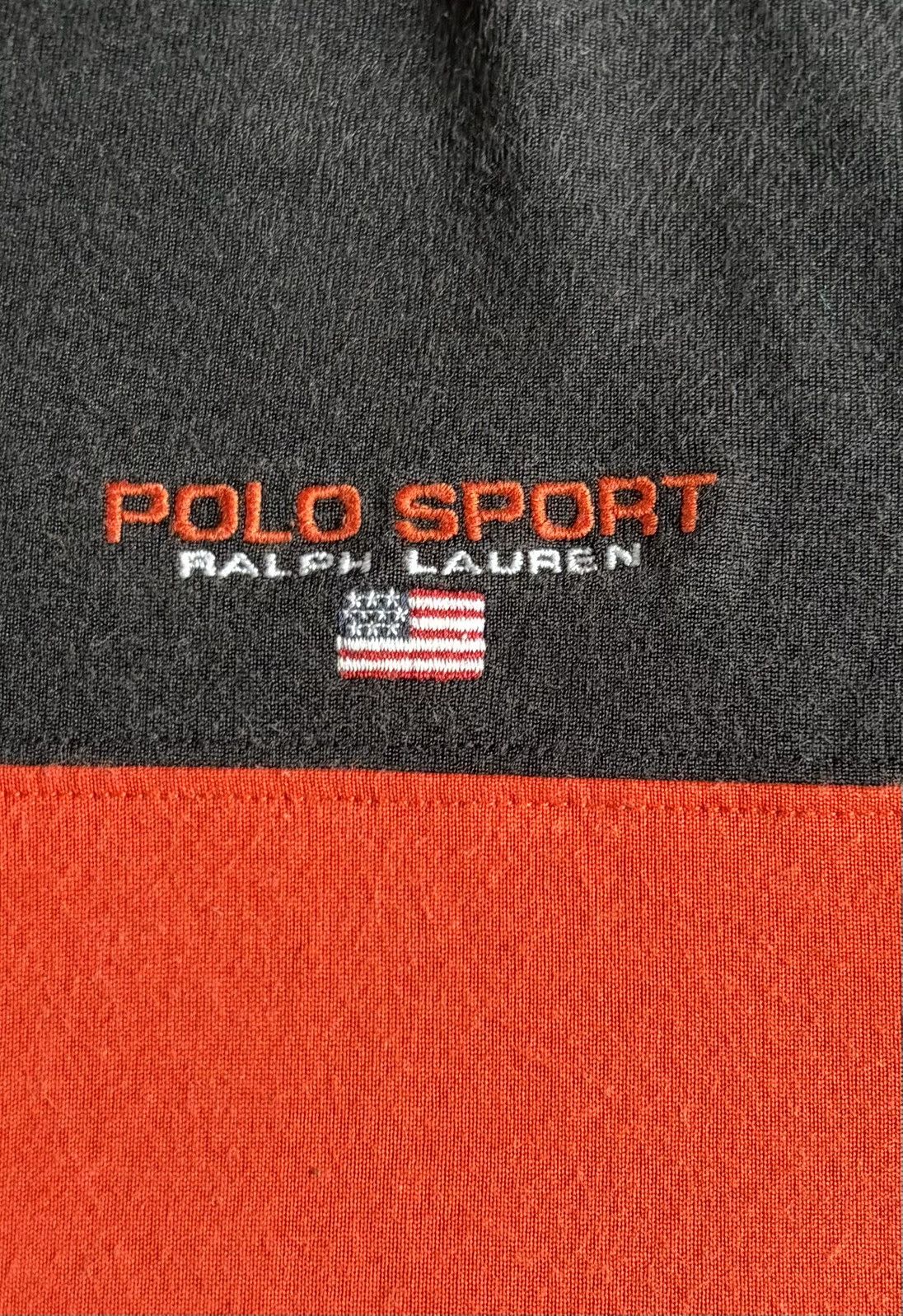 Polo Ralph Lauren × RRL Ralph Lauren × Ralph Lauren Vintage POLO SPORT RALPH LAUREN Striped Polo Tee Size US XL / EU 56 / 4 - 3 Thumbnail