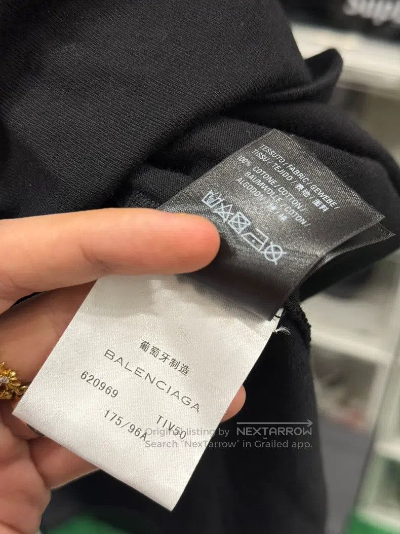 Balenciaga Balenciaga Email Letter Logo Short Sleeve T-Shirt Black Size US M / EU 48-50 / 2 - 4 Thumbnail