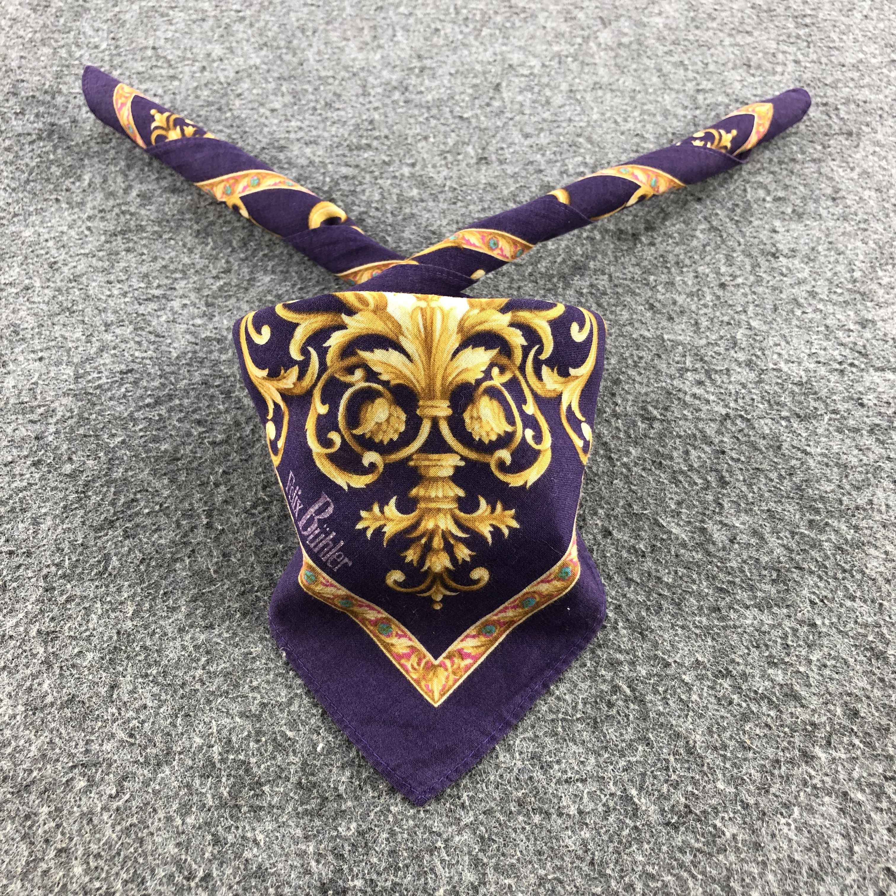 Vintage Felix Buhler Baroque Handkerchief Neckerchief Bandana H1392 Size ONE SIZE - 1 Thumbnail