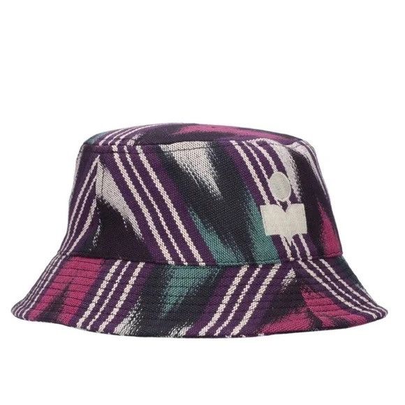 Isabel Marant !DS! SS23 Isabel Marant Geometric Print Haleyh Bucket Hat Size ONE SIZE - 8 Thumbnail