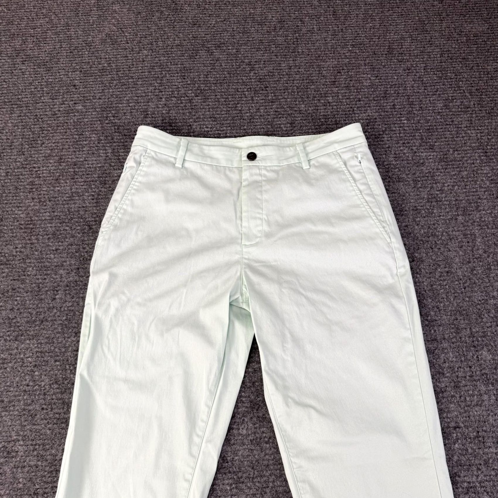 Vintage Birddogs Pants Mens 32x32 Blue Green Lined Stretch Chino Built In Liner Golf Size US 32 / EU 48 - 2 Thumbnail