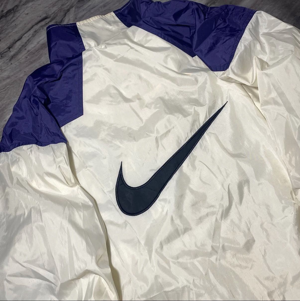 Nike 90s Nike Big Swoosh Windbreaker jacket ⭐️ Size US S / EU 44-46 / 1 - 3 Thumbnail