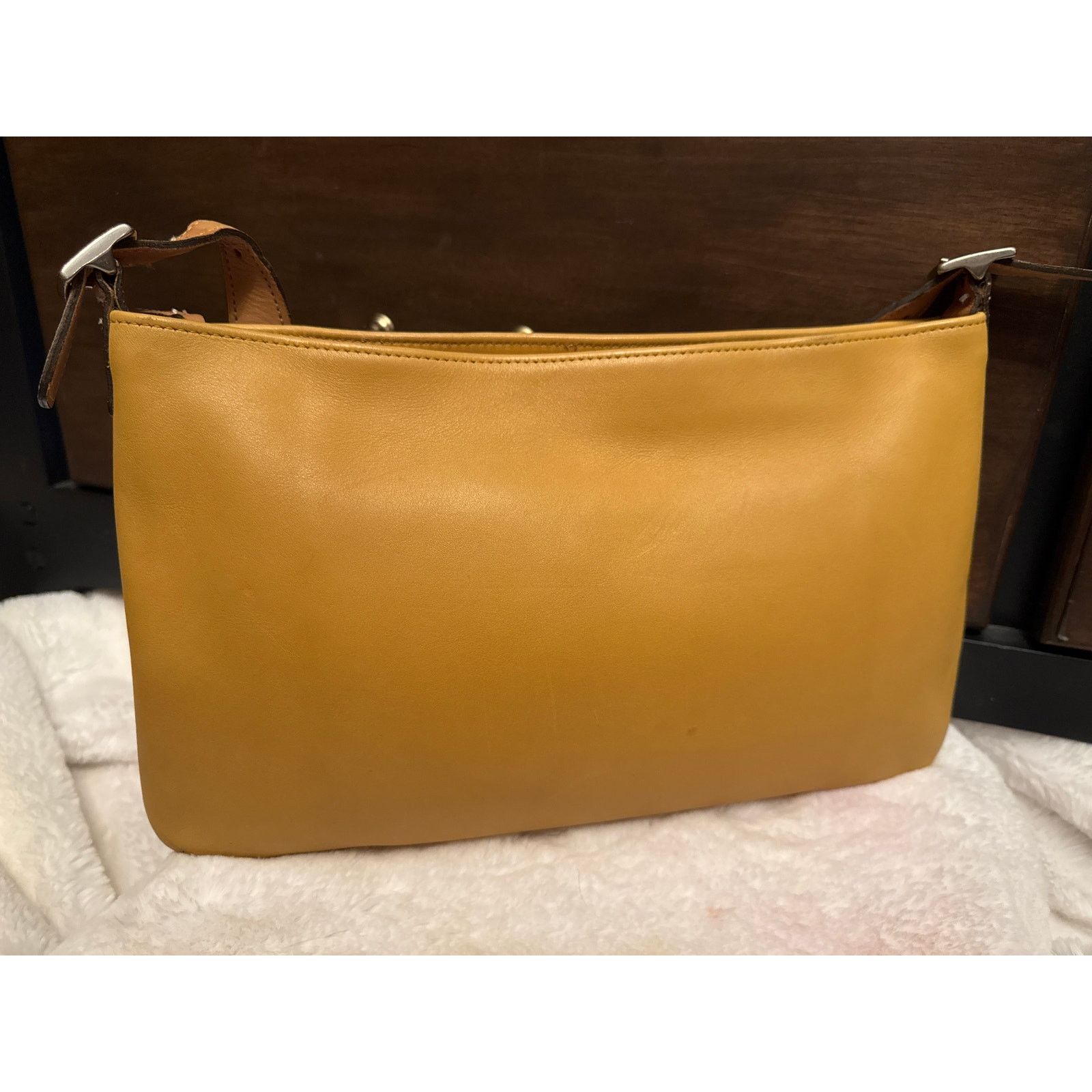 Coach Coach Compact Zip Shoulder Bag Tan Brown Size ONE SIZE - 4 Thumbnail