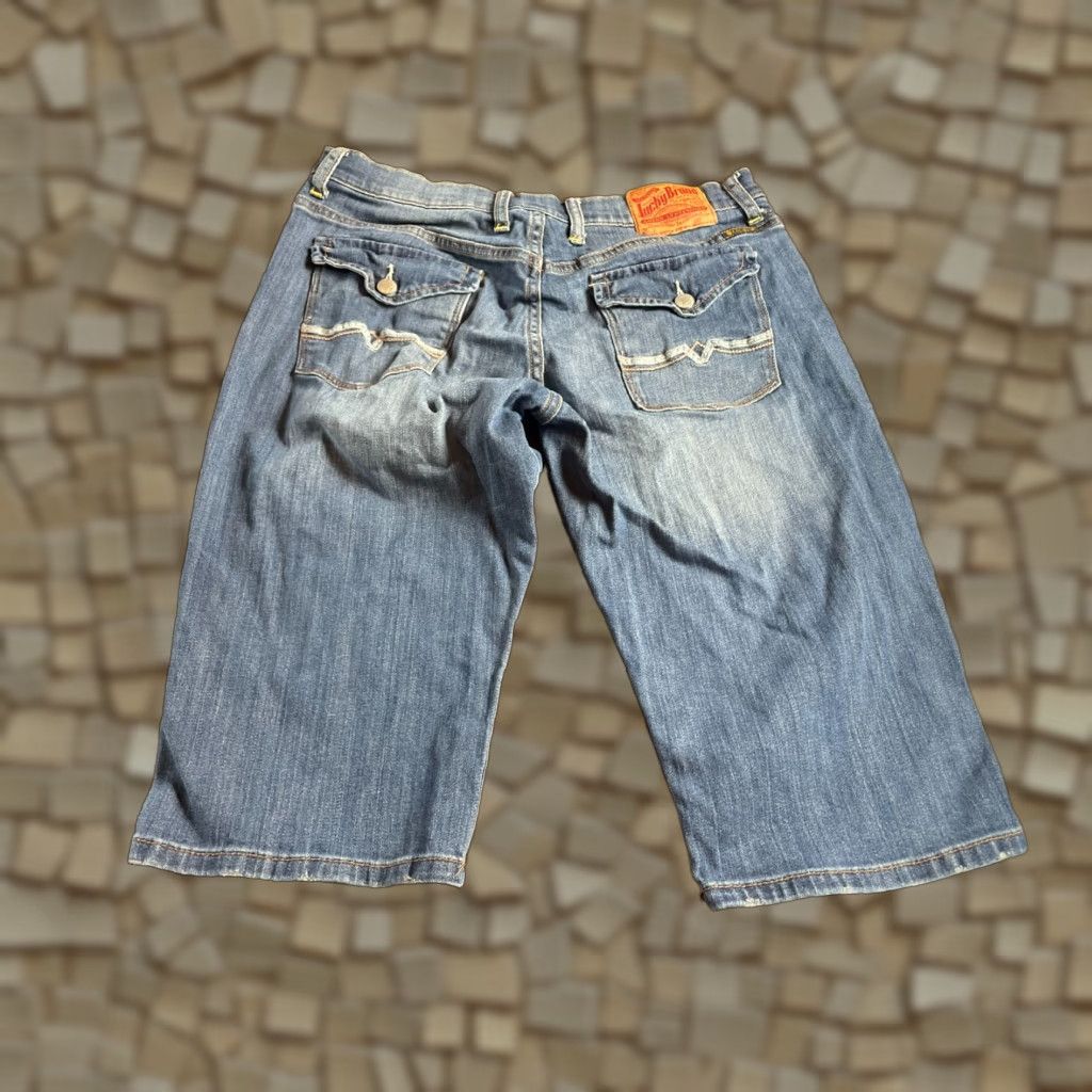 Lucky Brand VINTAGE Lucky Brand Jeans Women's Size 31 Blue Denim Capri 2000's Size 24" / US 00 / IT 34 - 1 Thumbnail