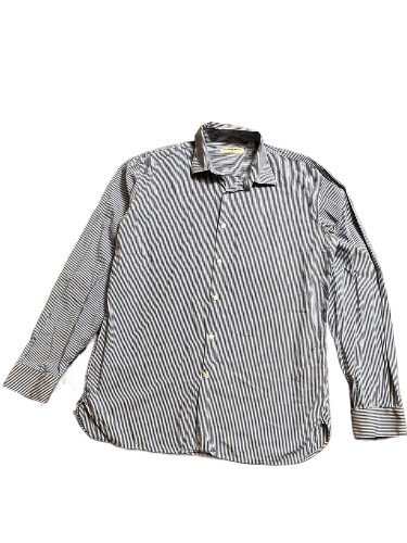 Burberry Vintage Burberry Striped Button Up Shirt Size US L / EU 52-54 / 3 - 1 Thumbnail