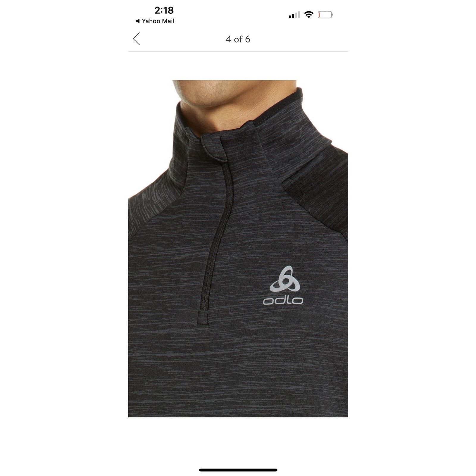 Odlo Odlo Run Easy Top Size Medium Jacket Zip Sweater A001971 Size M / US 6-8 / IT 42-44 - 6 Thumbnail