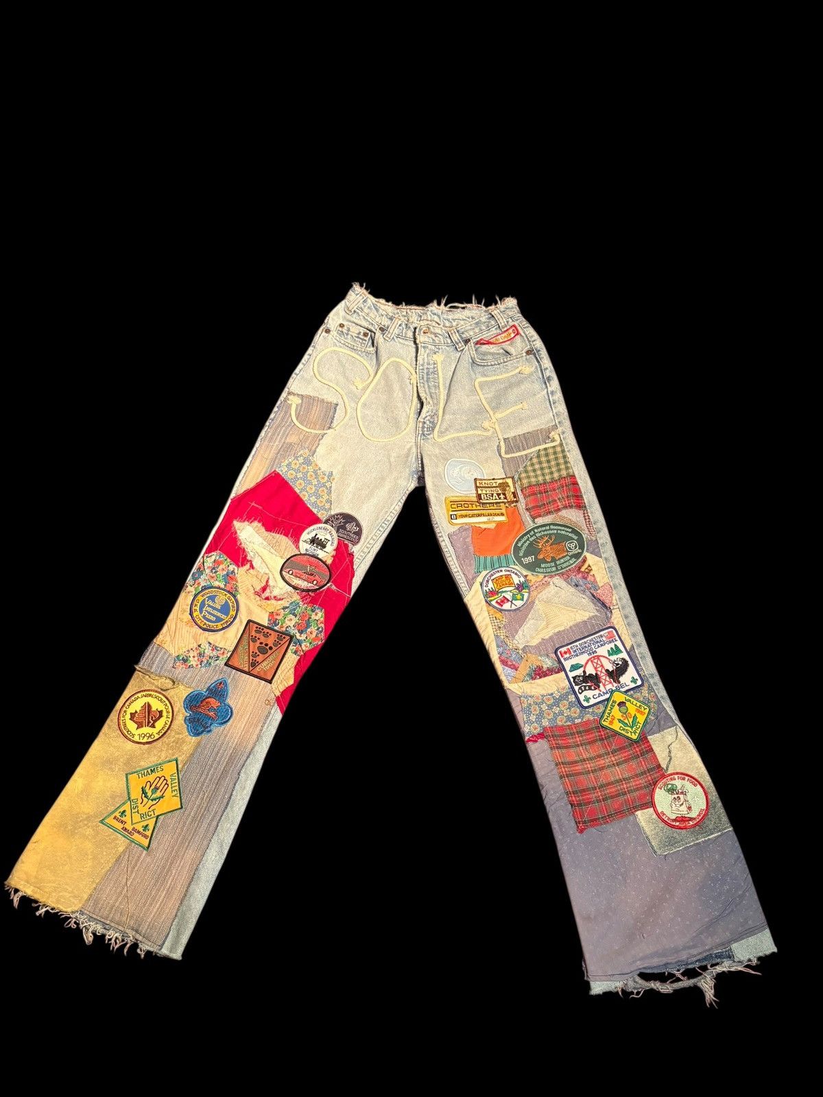 Levi's ‘Sole in Vaggio’ Vinatge Patchwork Denim Size US 30 / EU 46 - 1 Thumbnail