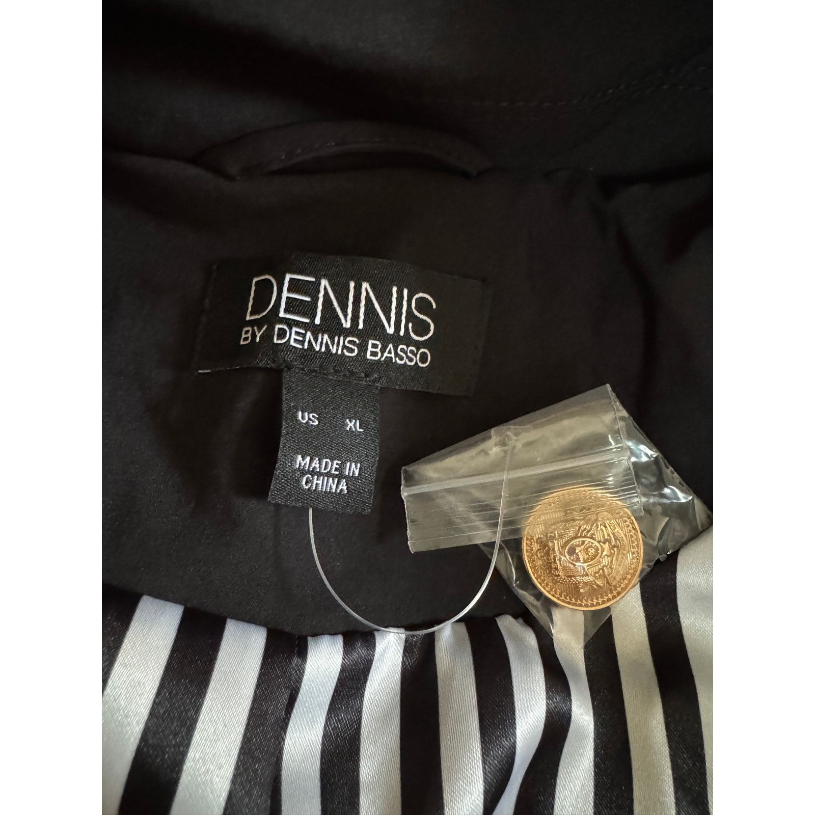 Other Dennis Basso Regular Water Resistant Trench Coat Black XL Size XL / US 12-14 / IT 48-50 - 14 Thumbnail