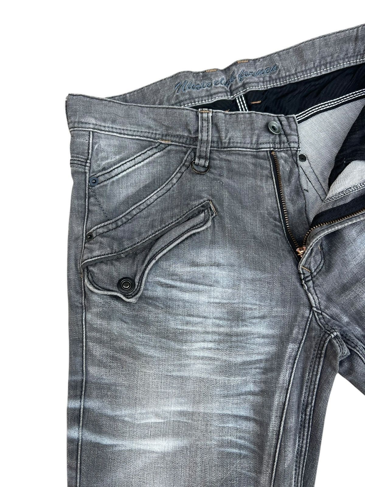 Japanese Brand Nicole Club For Men Japan Stretch Denim Flare Jeans Bootcut Size US 29 - 6 Thumbnail