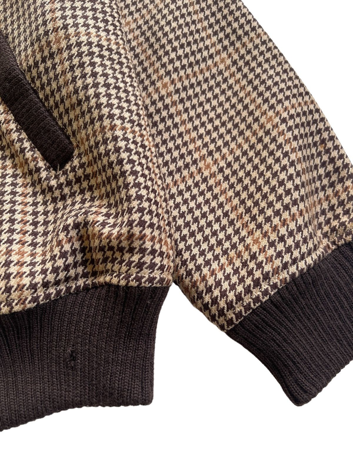 Japanese Brand 90s Mr.Varton Wool Tweed Blouson Jacket Size US L / EU 52-54 / 3 - 6 Thumbnail