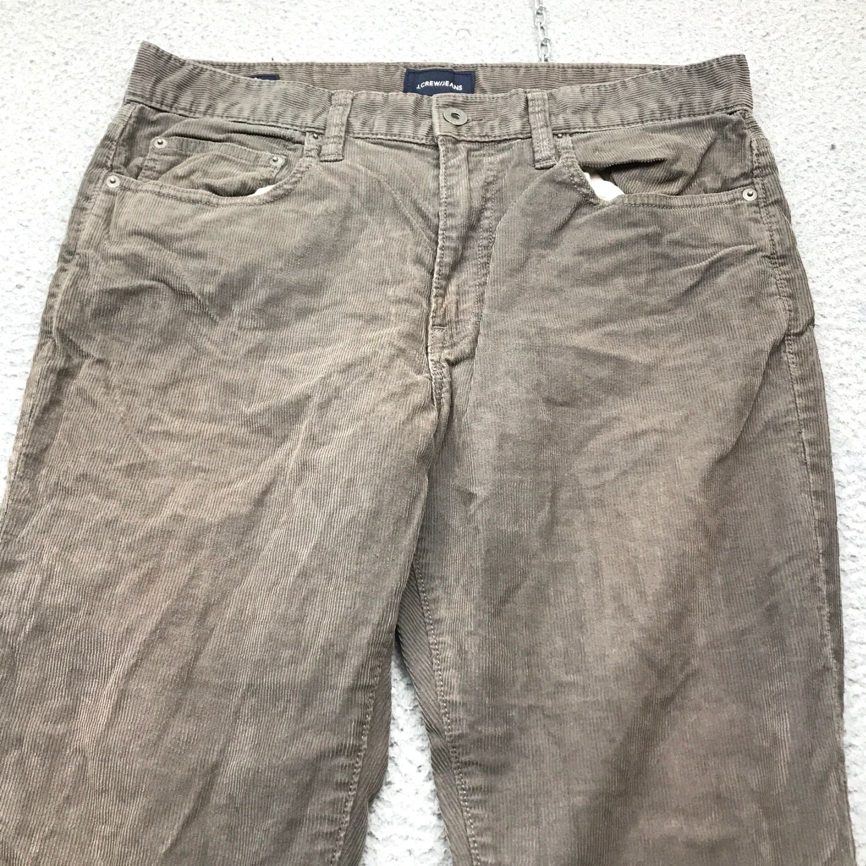 J.Crew J. Crew 770 Corduroy Pants Mens 32x30 Straight Leg Pocket Brown Size US 32 / EU 48 - 6 Thumbnail