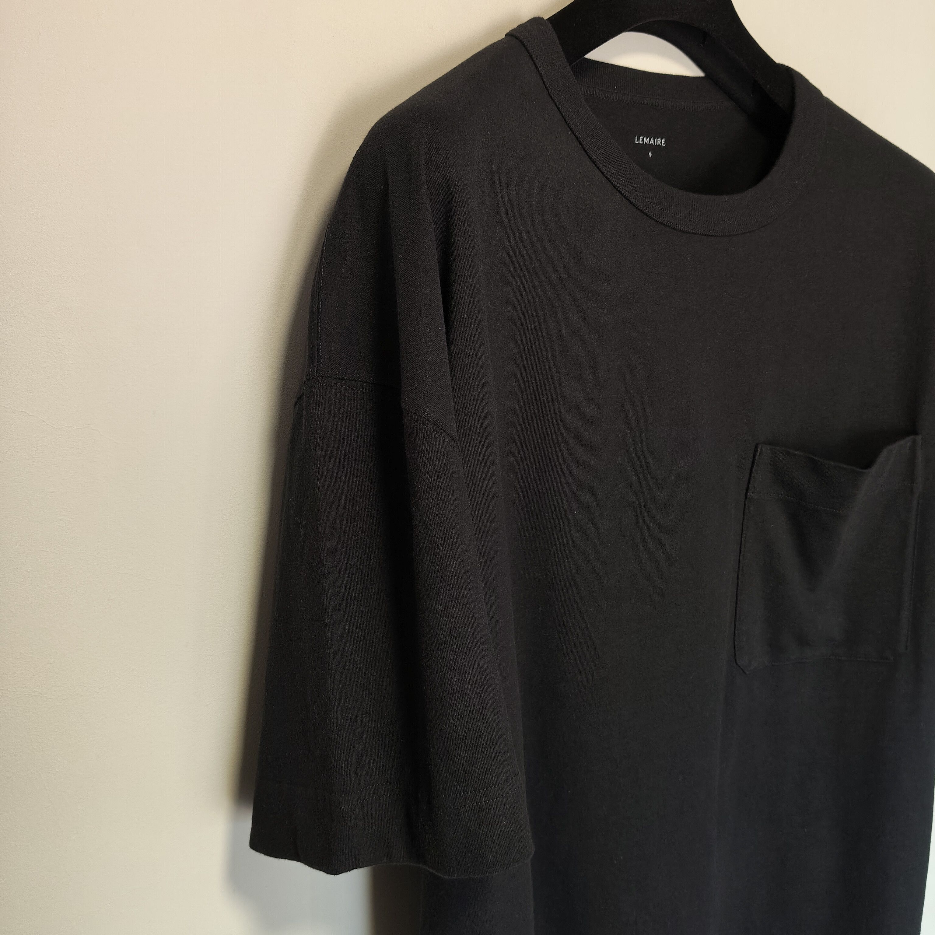 Lemaire Heavy cotton and linen t-shirt Size US S / EU 44-46 / 1 - 8 Thumbnail