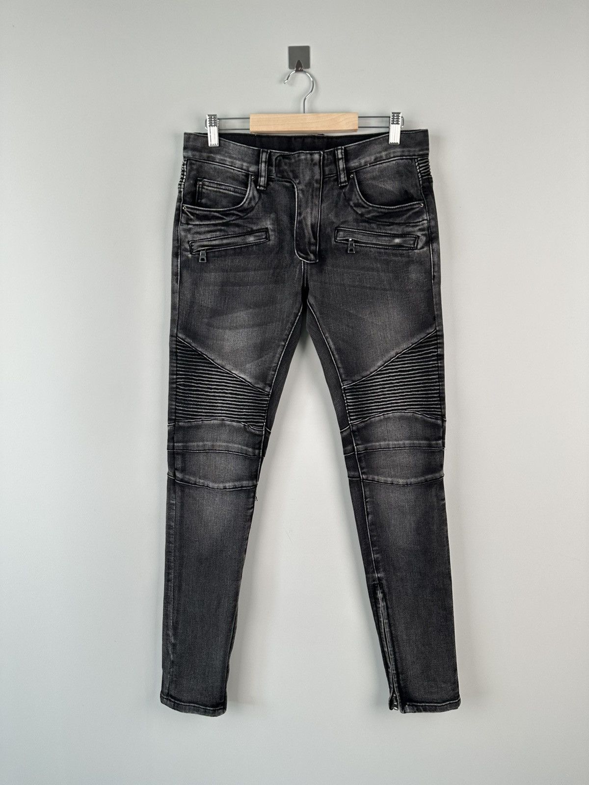 If Six Was Nine × Japanese Brand × MNML Mnml Spider Skinny If Six Was Nine Denim Jeans Size US 29 - 2 Thumbnail