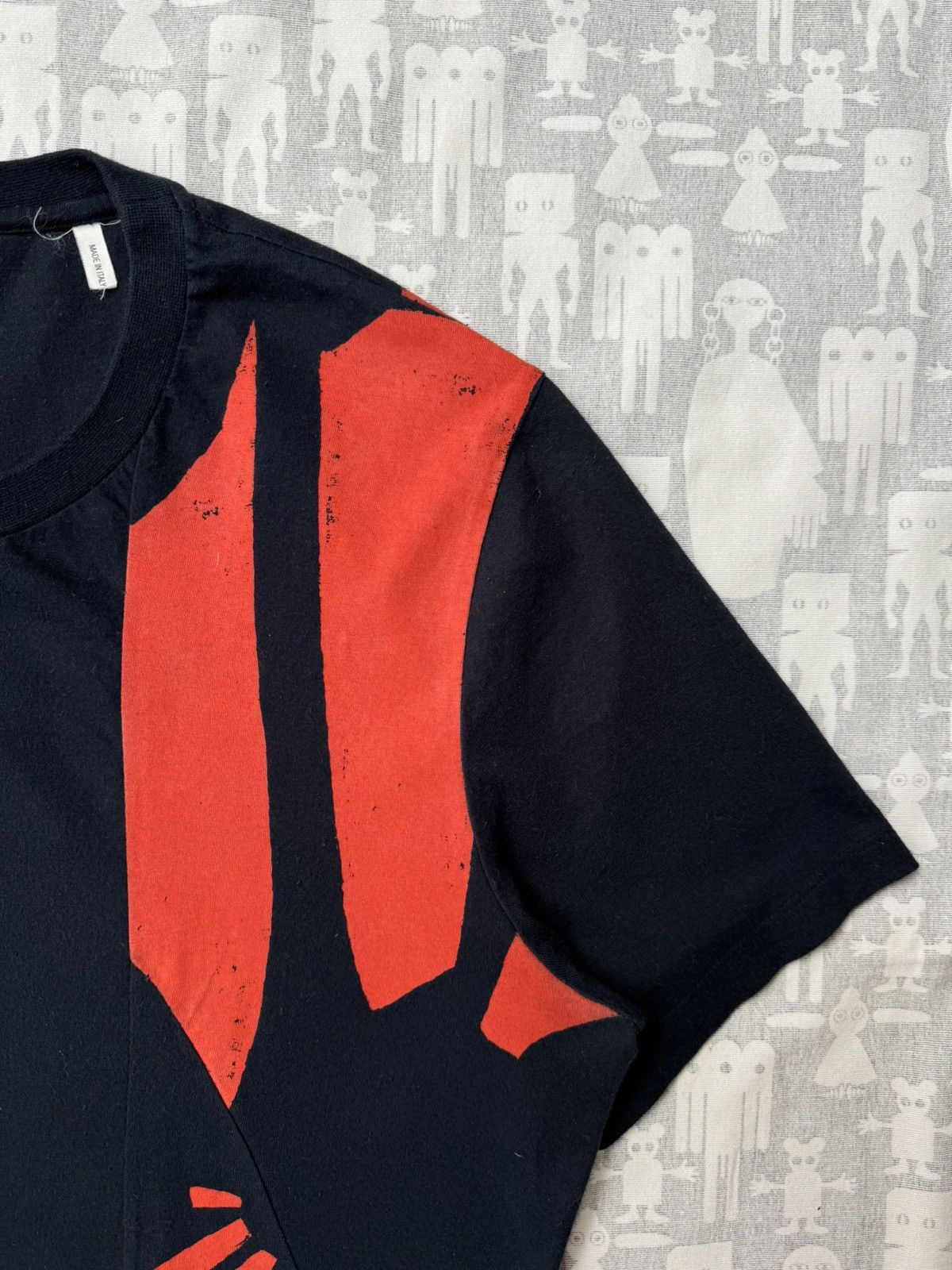 Helmut Lang Helmut Lang SS03 Abstract Printed T-Shirt Size US M / EU 48-50 / 2 - 3 Thumbnail