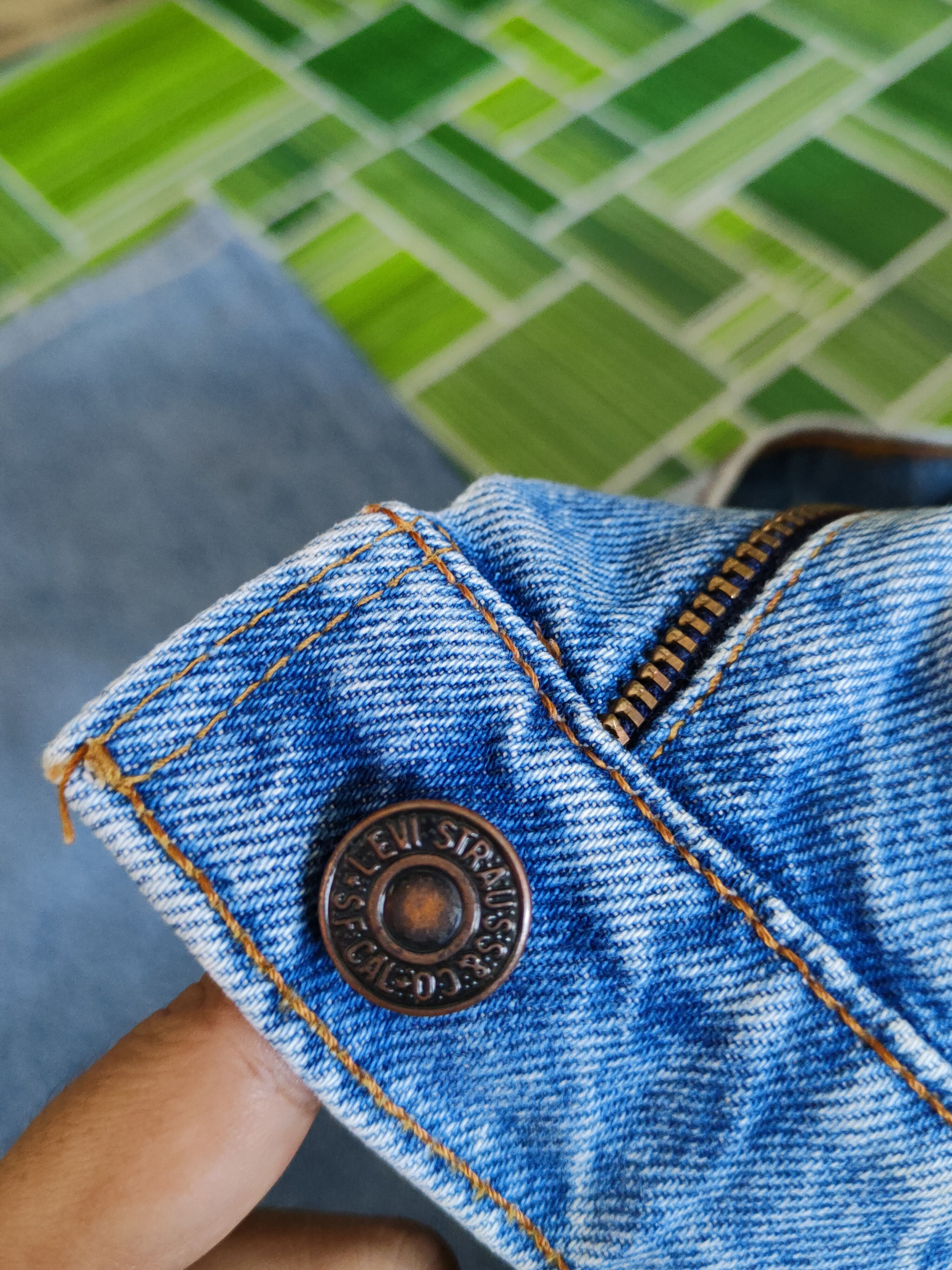 Levi's × Vintage Levi's Blue Distressed vintage denim Jeans #S1834 Size US 35 - 17 Thumbnail