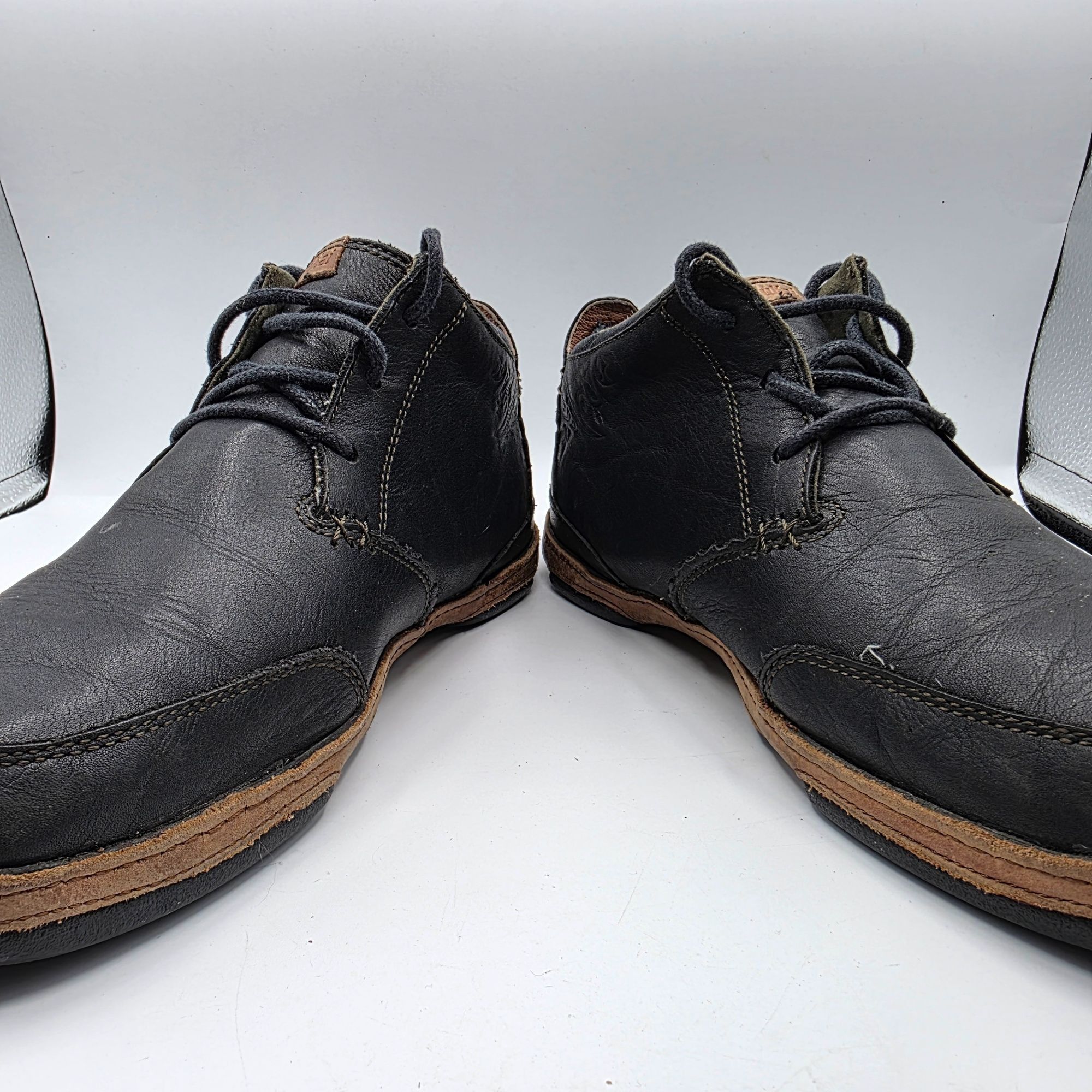 Olukai Olukai Kamuela Boots Men Size 10 Shoes Black Leather Ankle M Size US 10 / EU 43 - 3 Thumbnail