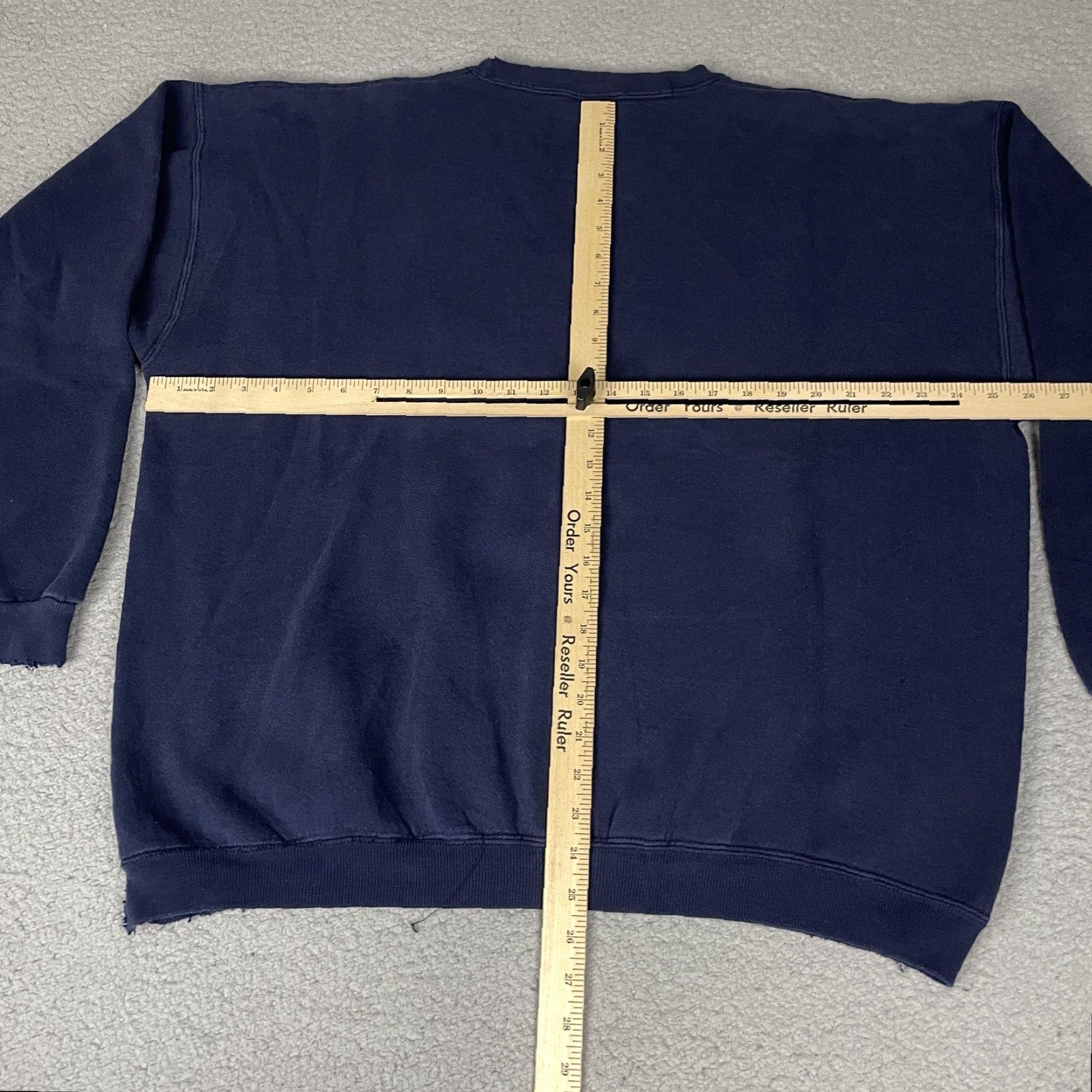 Vintage VINTAGE Pluma Sweatshirt Men's XL Blue Heavyweight Fleece Distressed 90s Crew Neck Blue Pullover Sweatshirt Size US XL / EU 56 / 4 - 7 Thumbnail