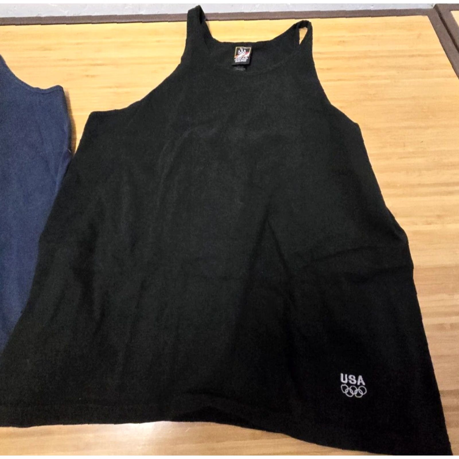 JCPenney VINTAGE JCPenney USA Olympics Tank Top Shirt Sleeveless Blue Black Adult Large L Men 90s Logo Size US L / EU 52-54 / 3 - 2 Thumbnail
