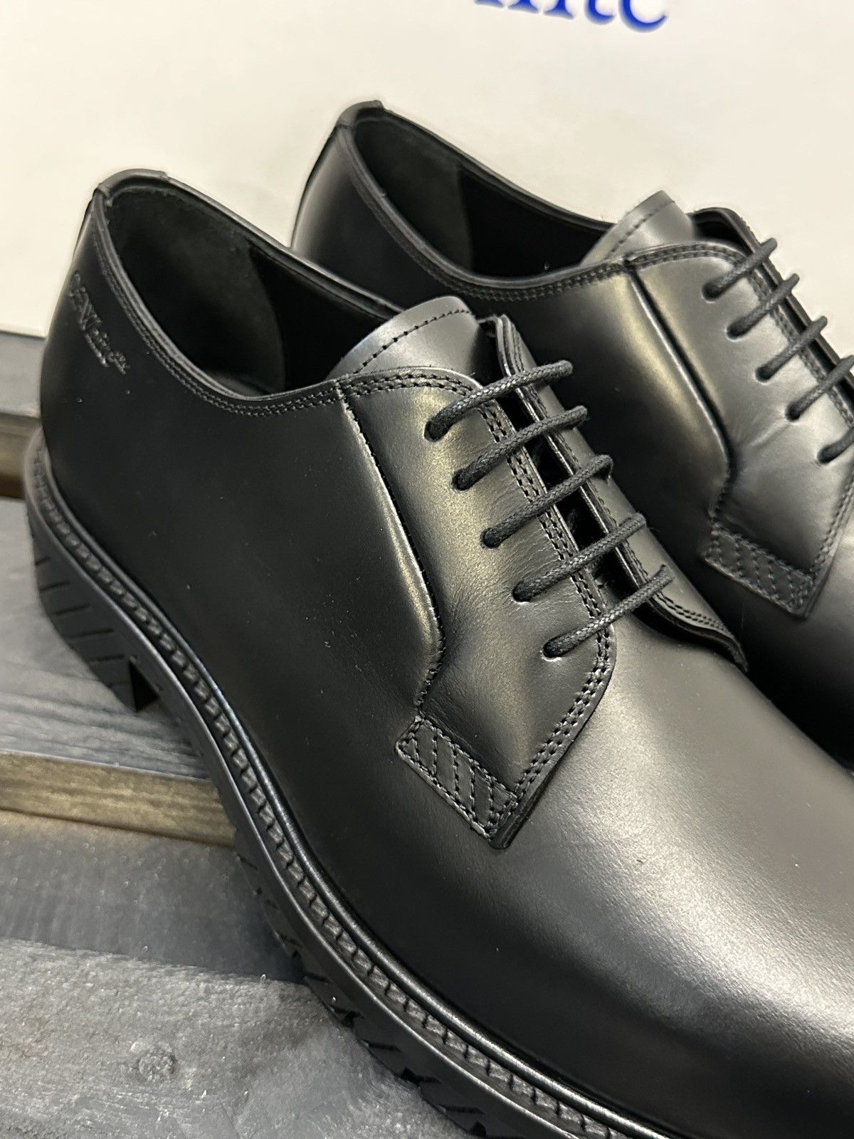 Off-White Military Derby. Sz 45 Size US 12 / EU 45 - 8 Thumbnail