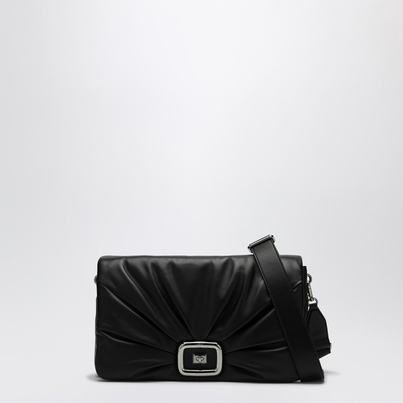 Roger Vivier Roger Vivier Viv' Choc Large Black Leather Bag Size ONE SIZE - 1 Thumbnail