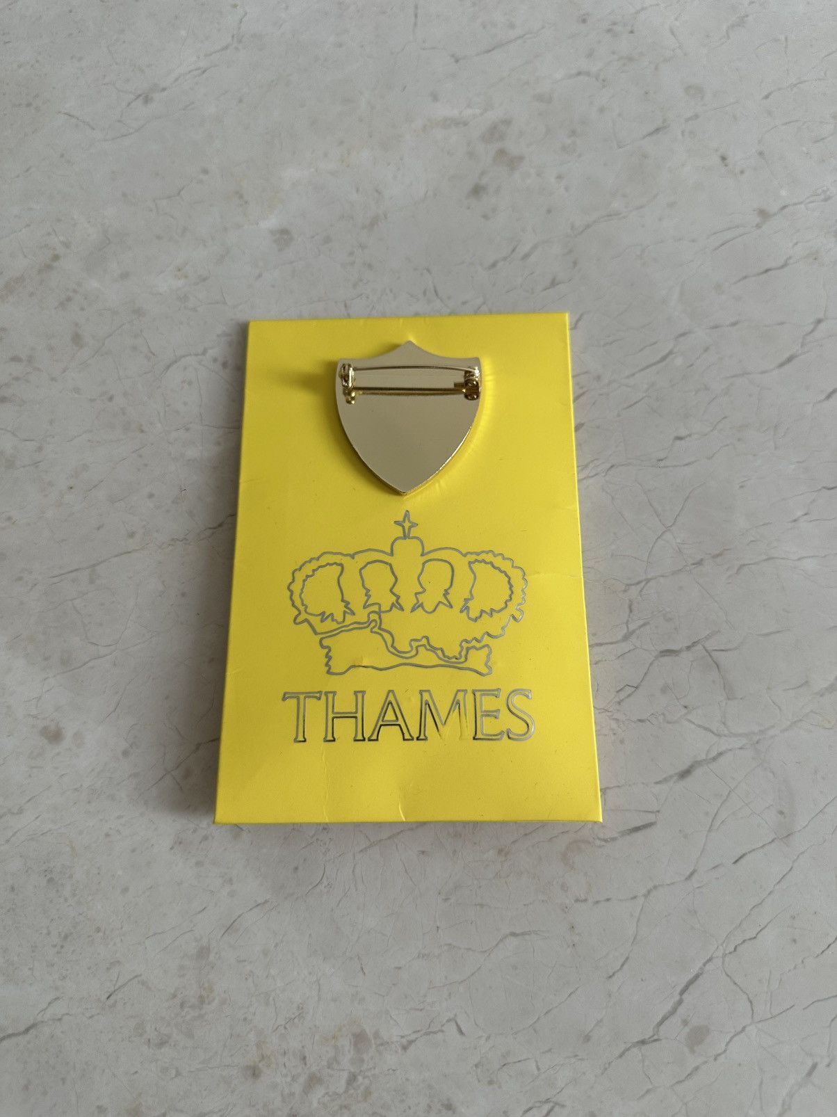Supreme Thames 51% Skateboarder Shield Pin Badge Size ONE SIZE - 2 Thumbnail