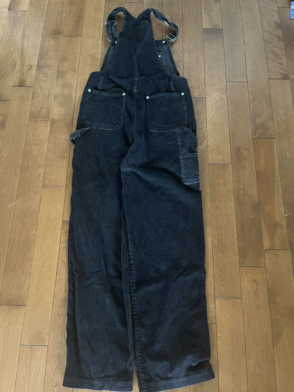 Vintage Vintage black corduroy overalls Size 30" / US 8 / IT 44 - 2 Thumbnail