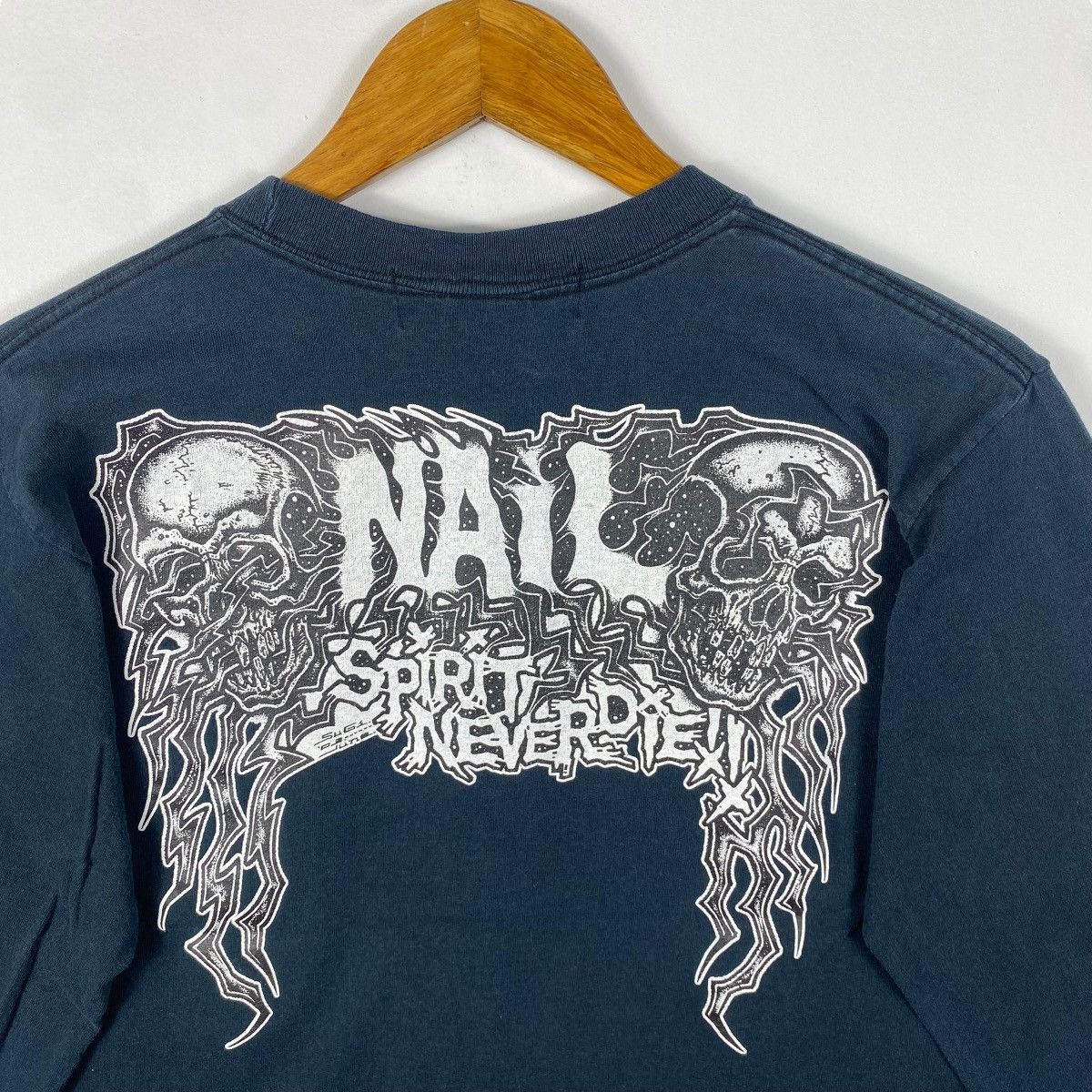 Vintage Vintage NAIL Spirit Never Die Gore Graphic Longsleeve Tee Size US S / EU 44-46 / 1 - 6 Thumbnail