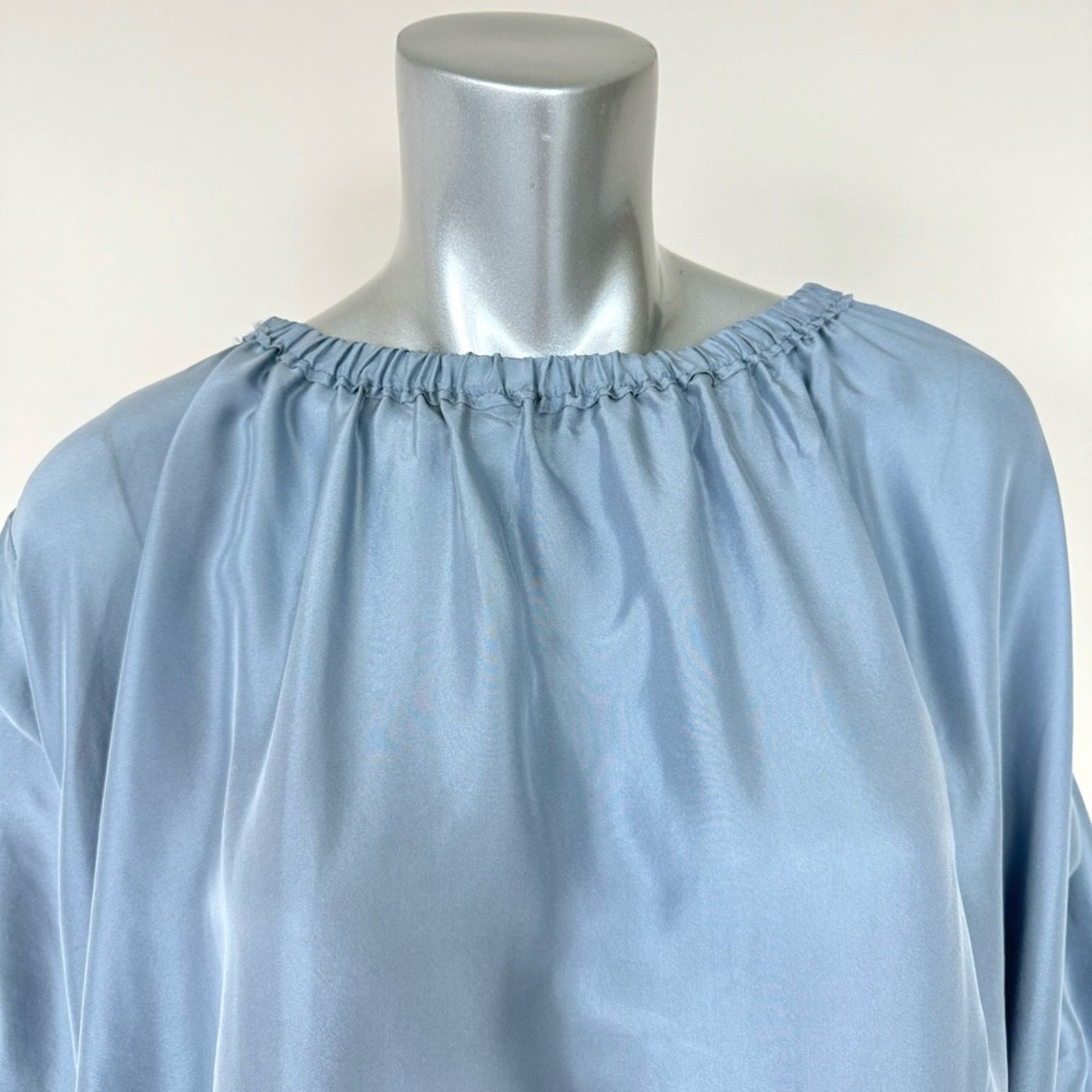 Zucca NWT! JUCCA Silk Oversize Blue Dress, Size S, MSRP.466$ Size S / US 4 / IT 40 - 3 Thumbnail