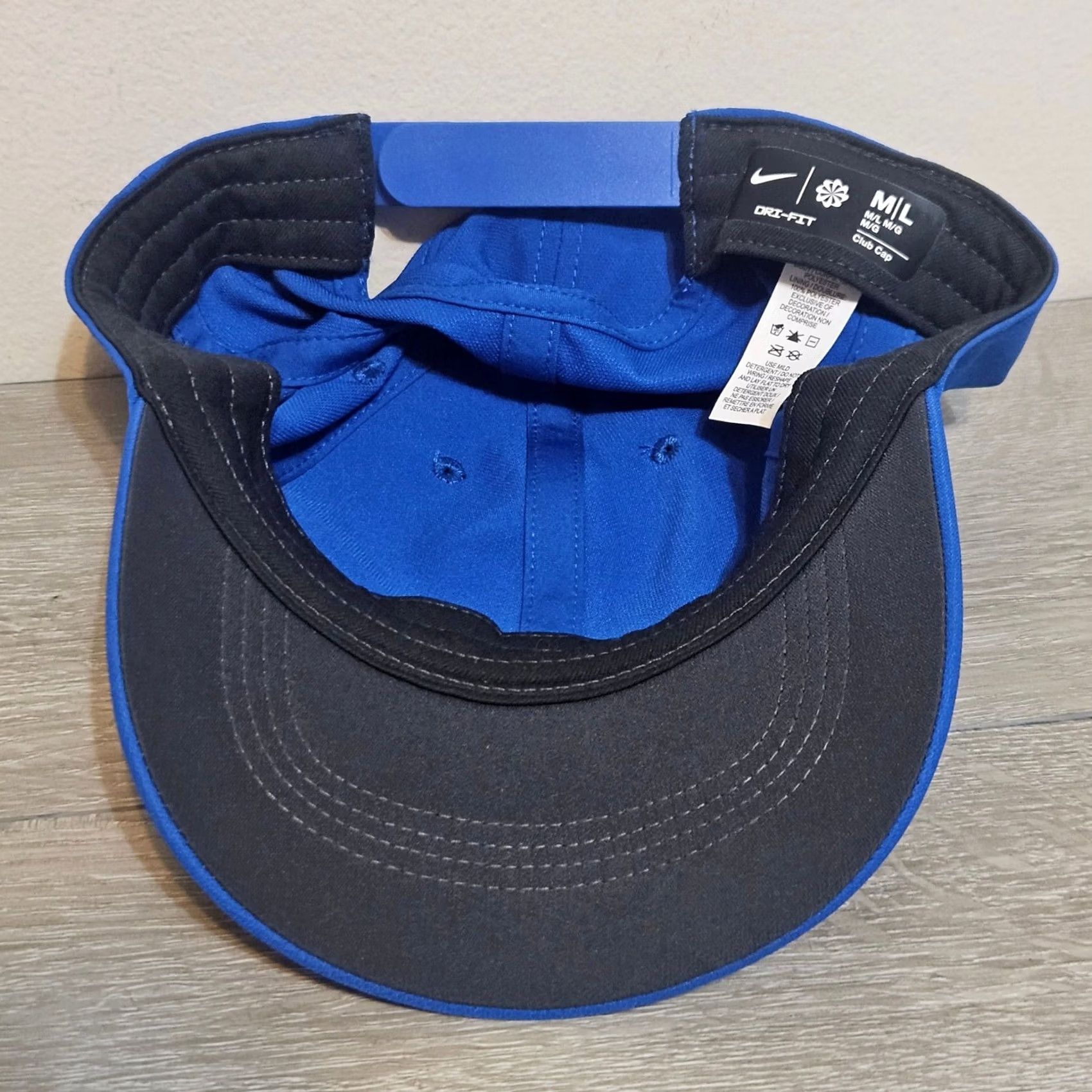 Nike Nike Golf Hat Blue Adult M/L Club Style FB6450 480 Dri Fit Snap Unisex Size ONE SIZE - 5 Thumbnail