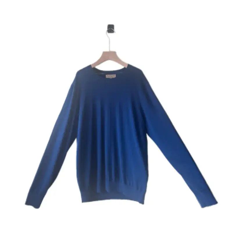 Burberry Burberry Men's Long Sleeve Cashmere Sweater Size US XL / EU 56 / 4 - 1 Thumbnail