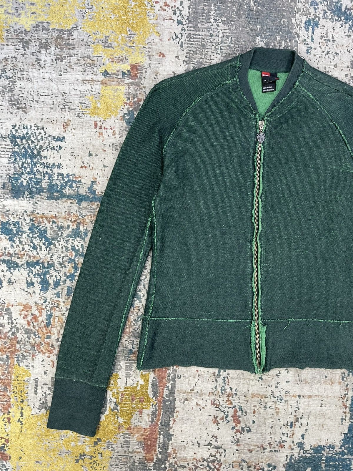 Diesel Diesel Valiente Back Hit Zipper Sweater Size S / US 4 / IT 40 - 3 Thumbnail