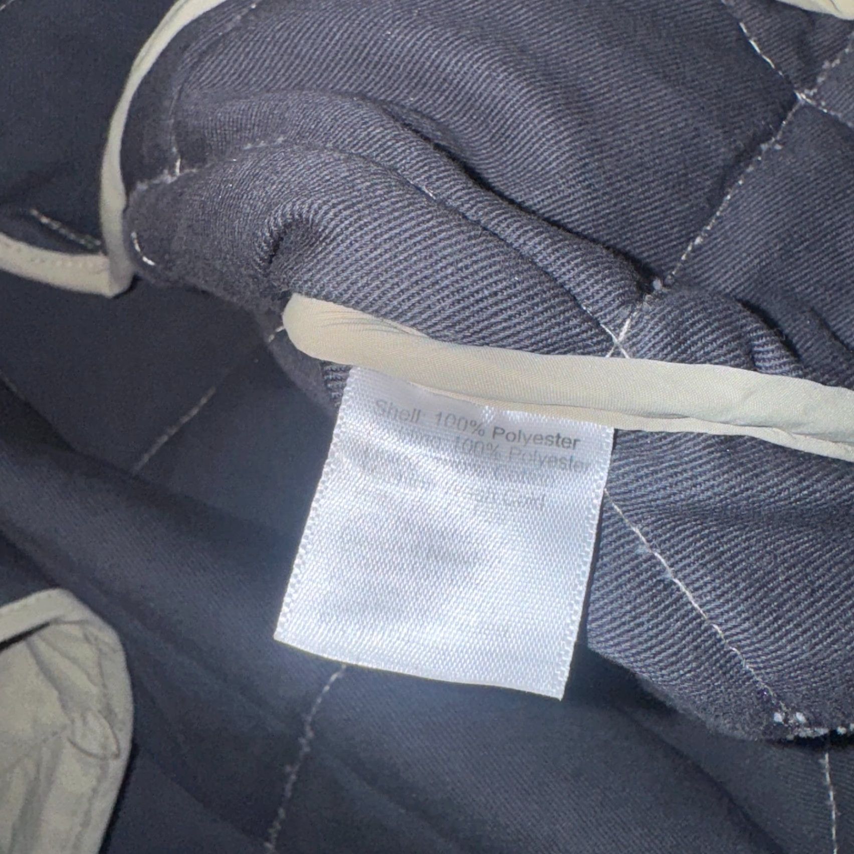 Vintage Crown & Ivy Quilted Full Zip Vest Mens M Beige/Gray Golf Sport Hiking Size US M / EU 48-50 / 2 - 5 Thumbnail