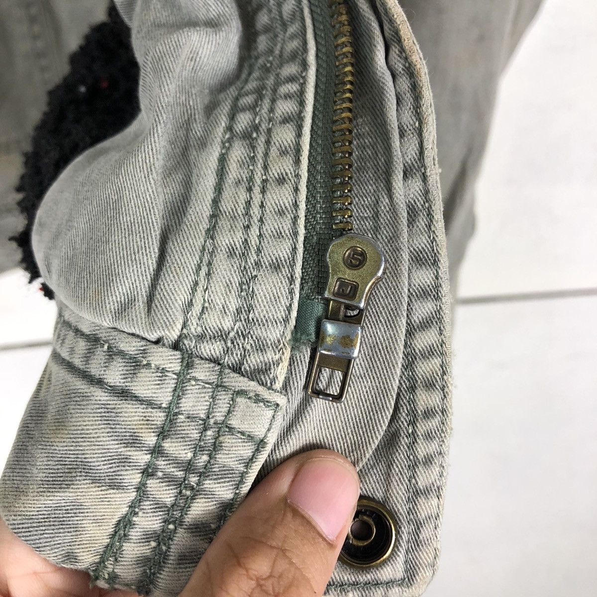 Japanese Brand 🔥Vtg Bomber Jacket Worker Lonely Wolf Japan Made Size US L / EU 52-54 / 3 - 18 Thumbnail