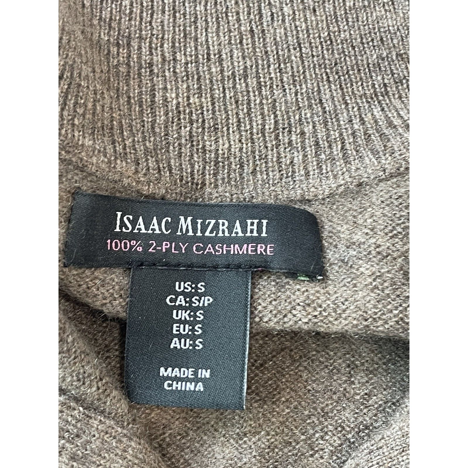 Isaac Mizrahi Isaac Mizrahi New York Men sz Small 2 Ply Cashmere 1/4 ZIP Size US S / EU 44-46 / 1 - 3 Thumbnail