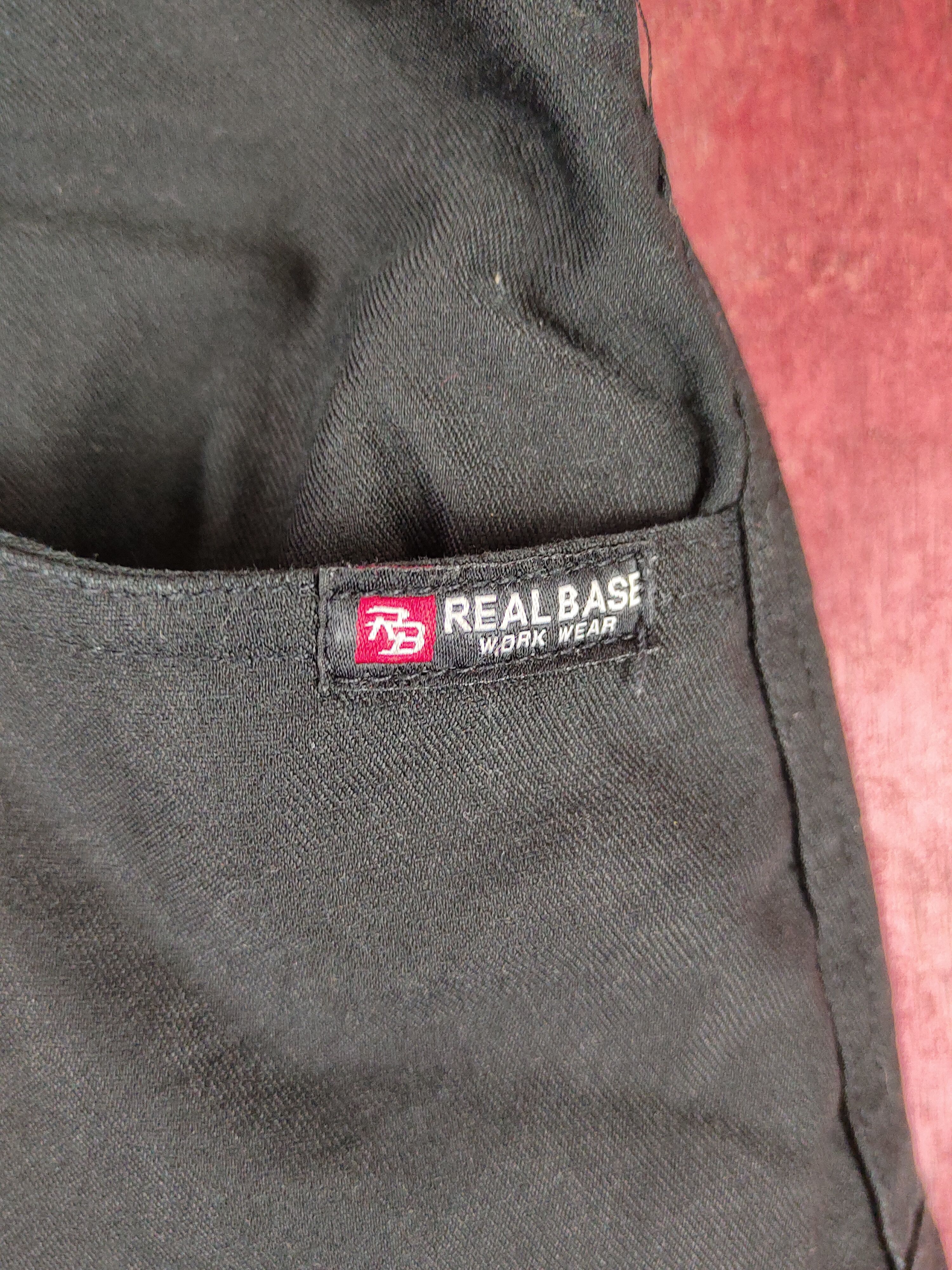 Japanese Brand Real Base Black Multipocket Tactical Cargo Pants #S1820 Size US 32 / EU 48 - 3 Thumbnail