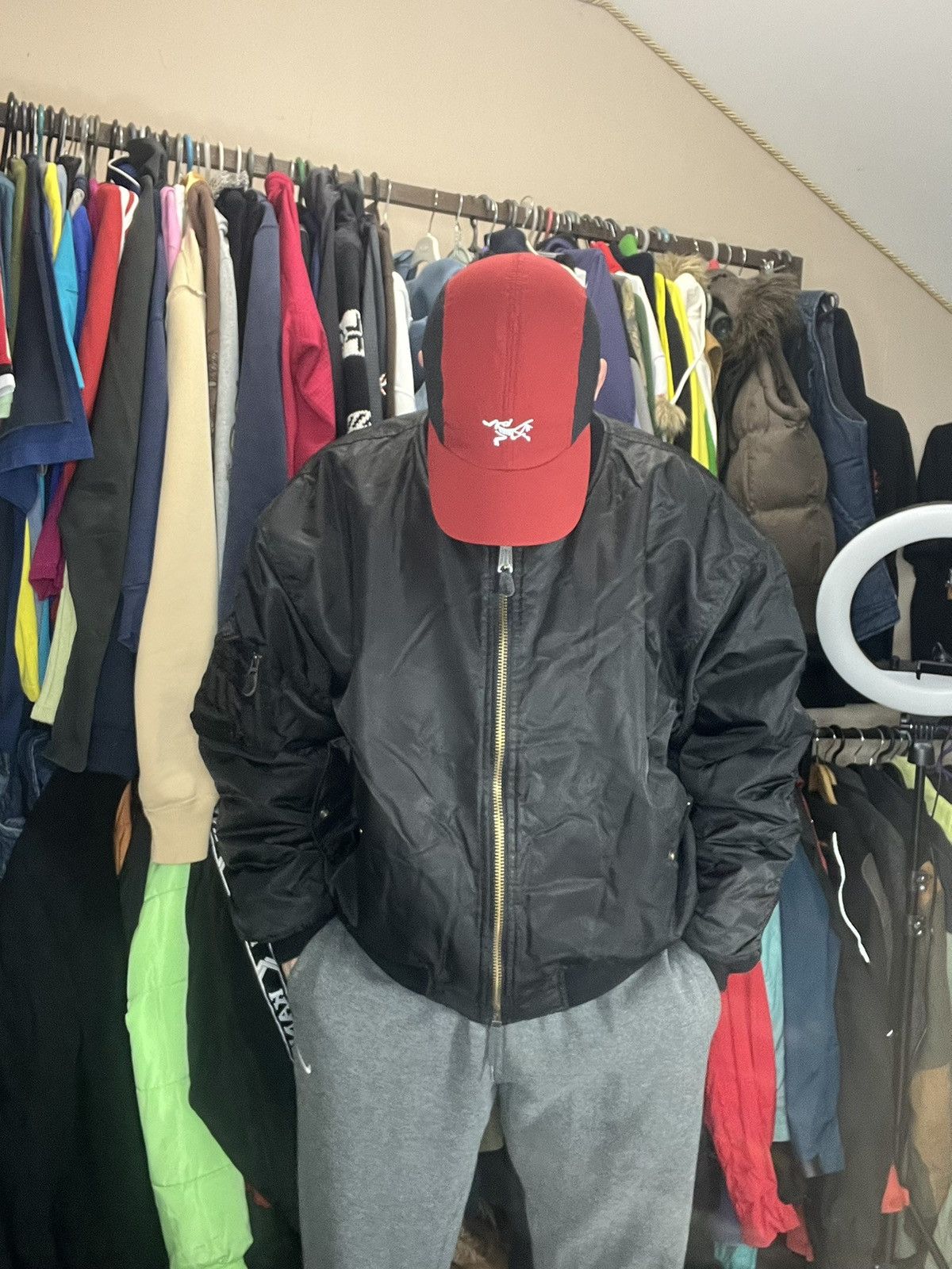 Vintage VTG MA-1 FlY ARCHIVE MADE IN USA RETRO REVERSIBLE Jacket Size US XL / EU 56 / 4 - 2 Thumbnail