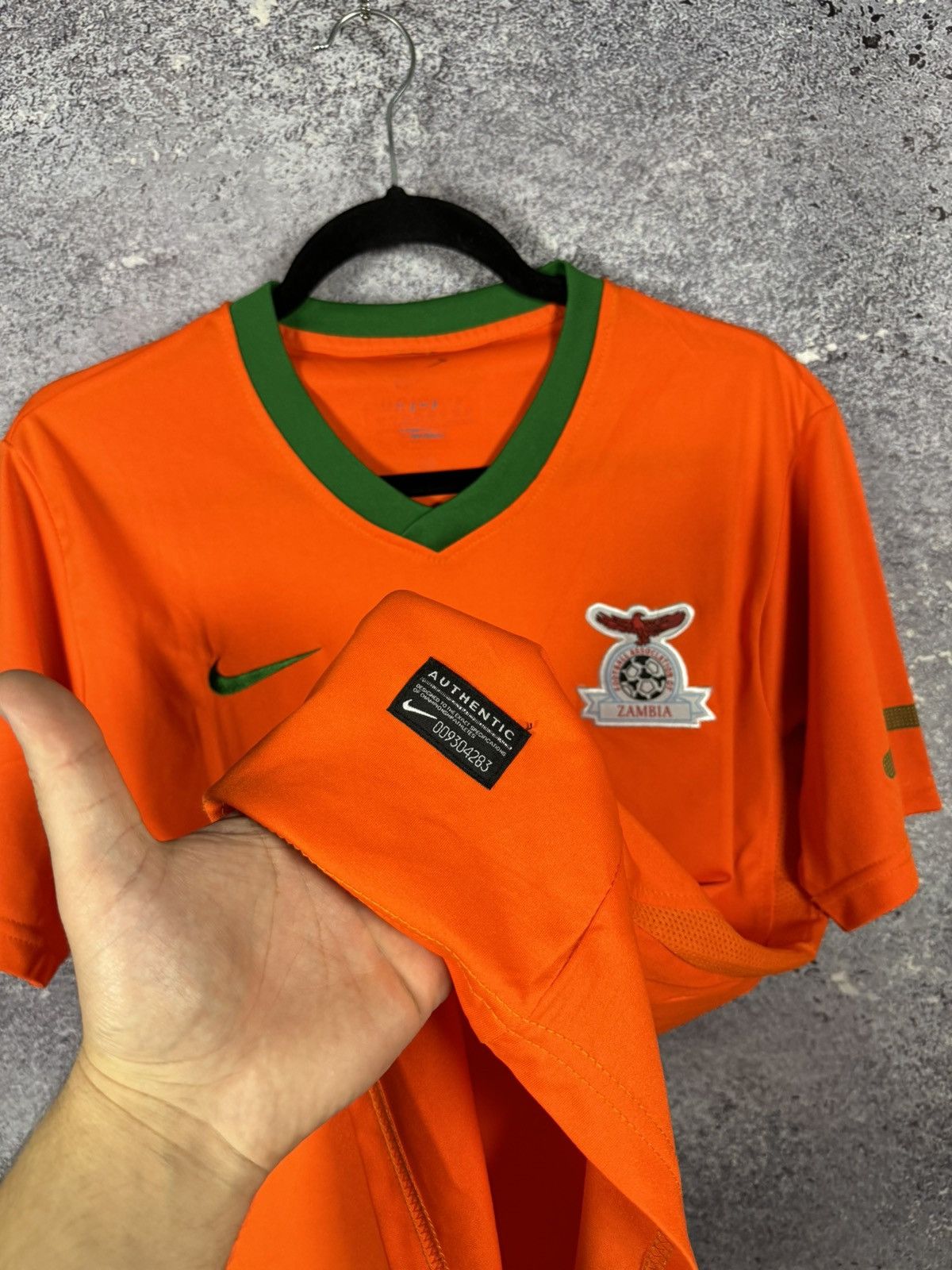 Nike × Vintage Vintage Zambia 2011 Nike Fan Soccer Jersey Blokcore Medium Size US M / EU 48-50 / 2 - 8 Thumbnail