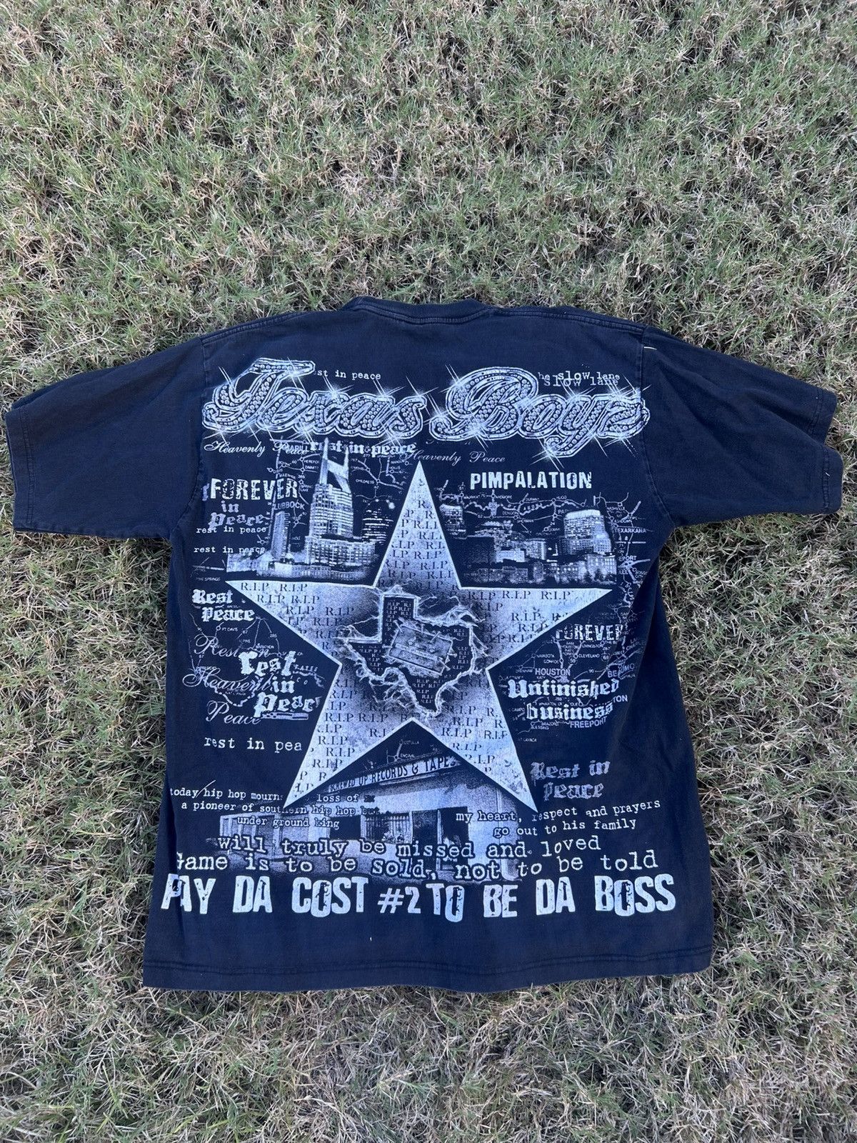 Rap Tees RARE VINTAGE DJ Screw Pimp C Swisha House Texas Rap Tee Size US XXL / EU 58 / 5 - 4 Thumbnail