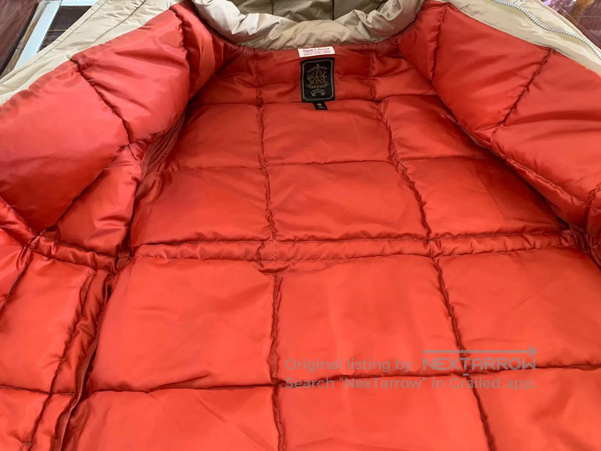 Japanese Brand gypsy sons down jacket with hood. Size US M / EU 48-50 / 2 - 3 Thumbnail
