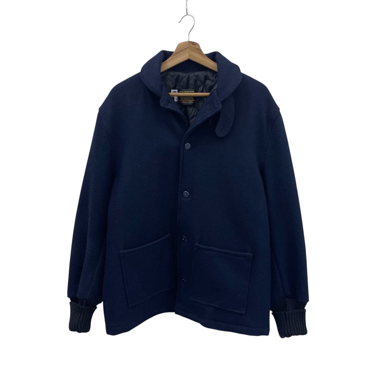 Skookum Vintage Skookum Letterman Virgin Wool Shawl Collar Jacket Size US M / EU 48-50 / 2 - 3 Thumbnail