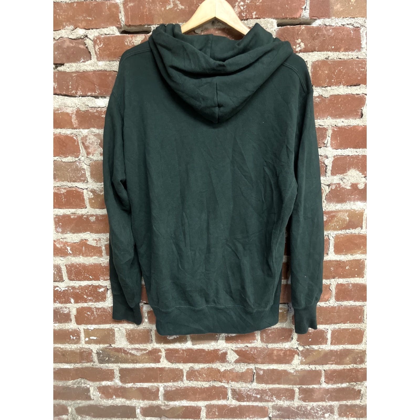 Uniqlo Uniqlo Sweater Pullover Hoodie Solid Green Adult L Shirt Mens Regular Knit Pullover 30 Long Sleeve Cotton Size US L / EU 52-54 / 3 - 2 Thumbnail